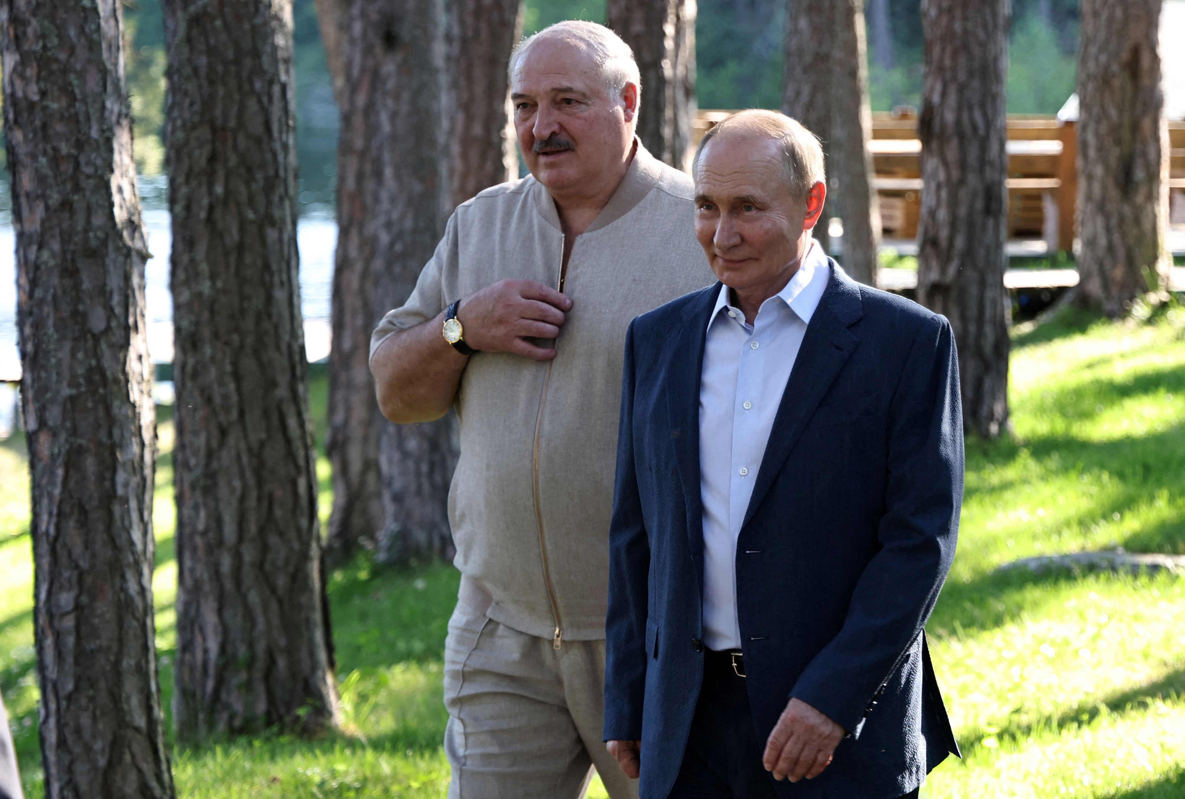 image Belarus&#8217; Lukashenko says nearly a third of army sent to Ukraine border, Belta reports