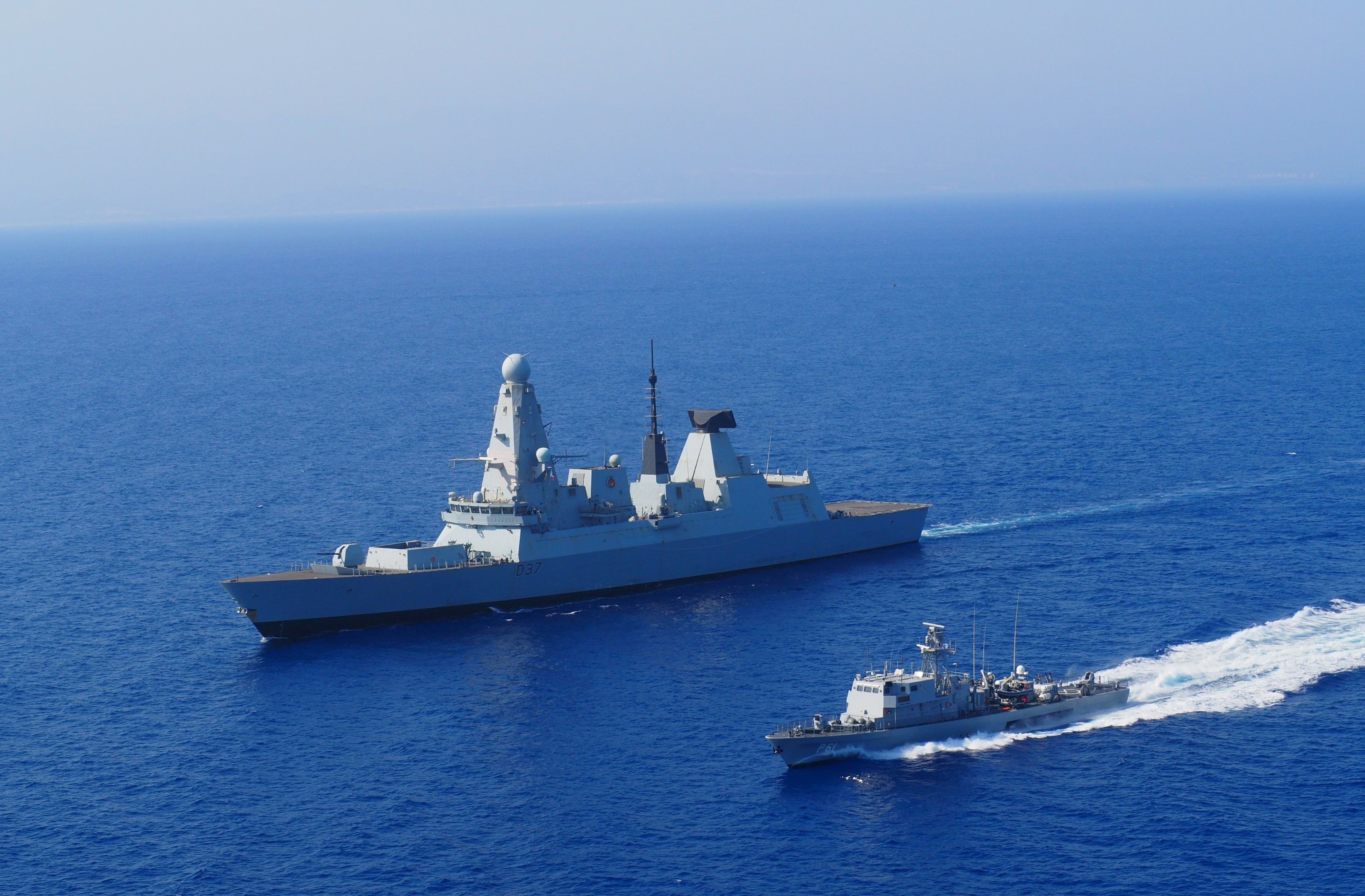 image British navy takes part in joint exercise with Cyprus