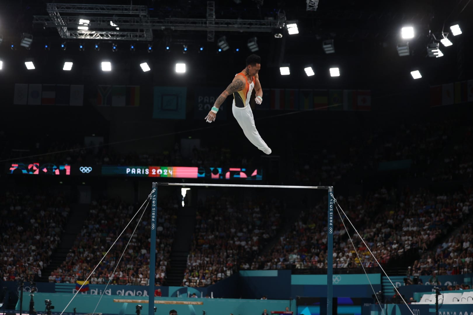 Georgiou finishes 6th at Olympic horizontal bar final