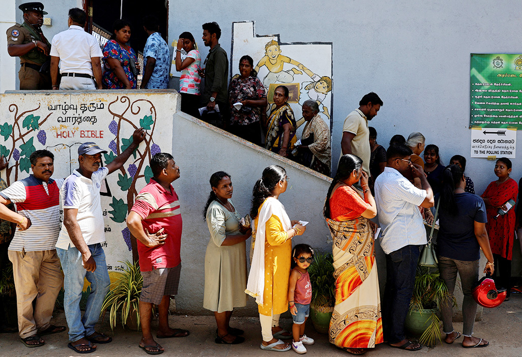 Sri Lanka votes in election to decide economic future