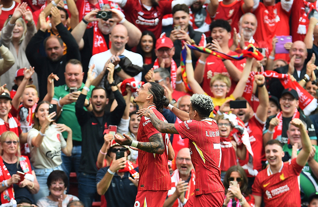 image Liverpool thrash West Ham, Arsenal crush Bolton in League Cup