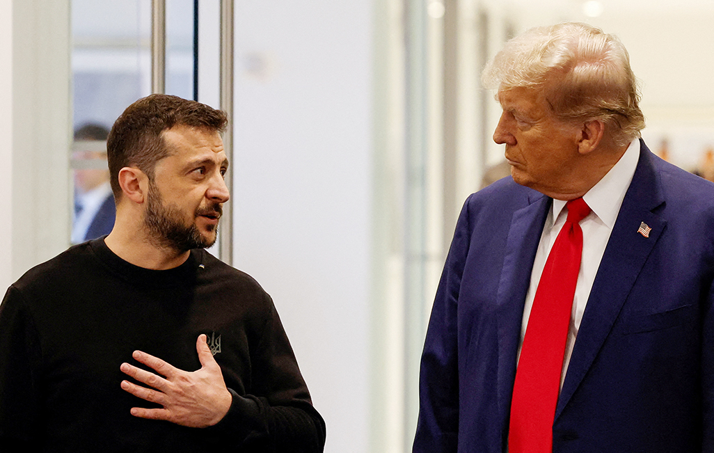 Trump vows to end Ukraine war as he meets with Zelenskiy