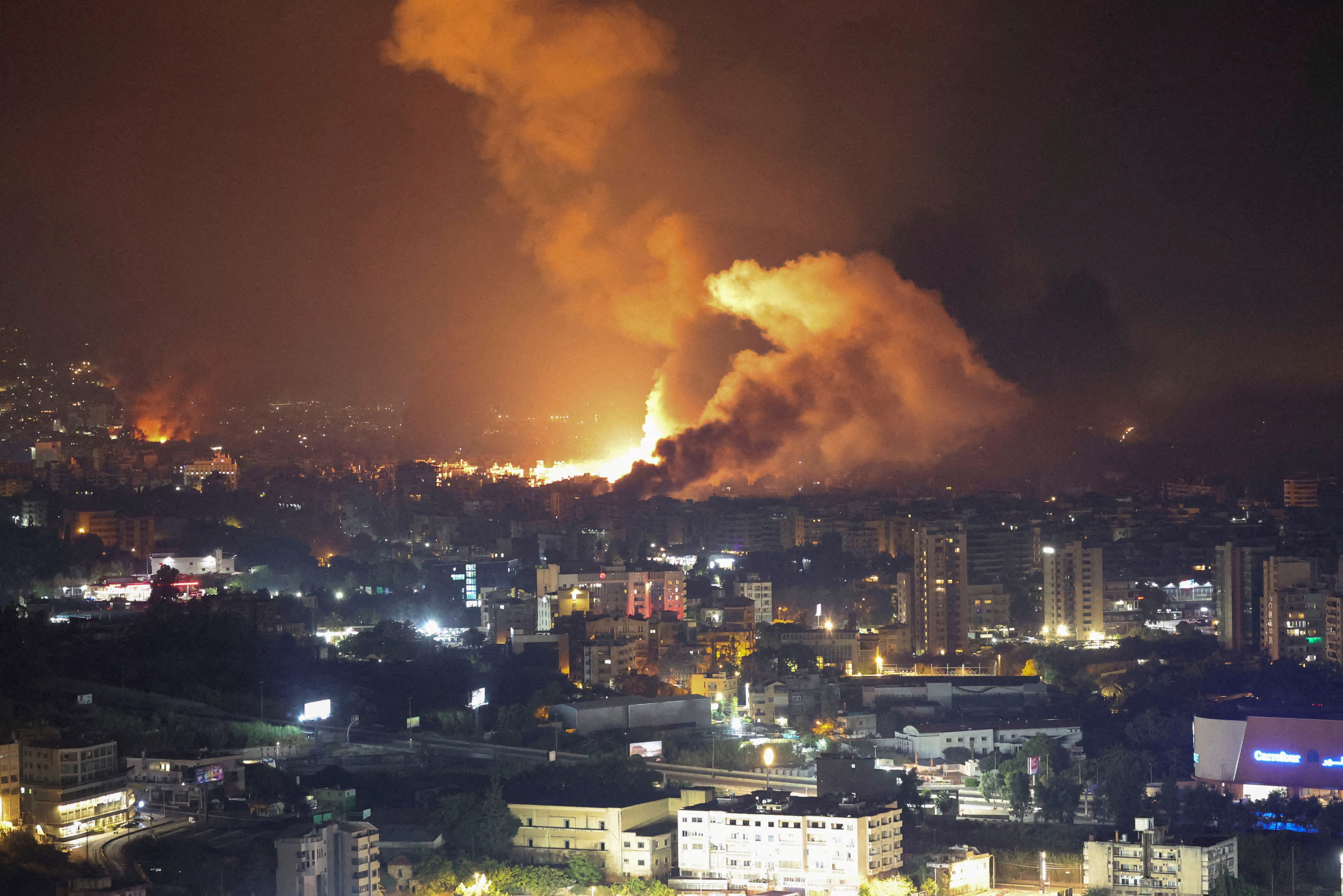 Israeli military warns Beirut suburbs to evacuate before strikes on Hezbollah targets