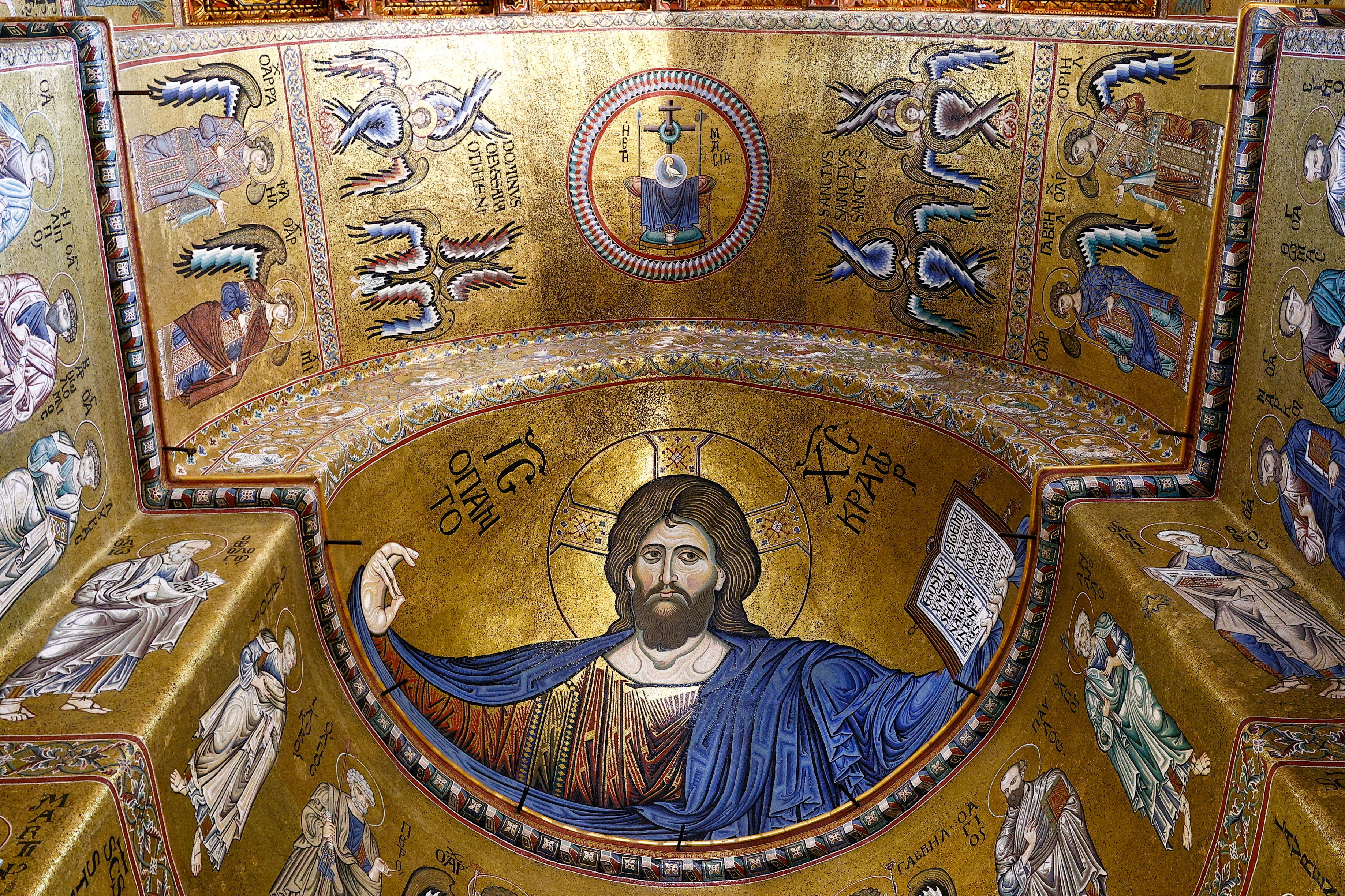 Sicilian Cathedral’s stunning mosaics regain golden lustre