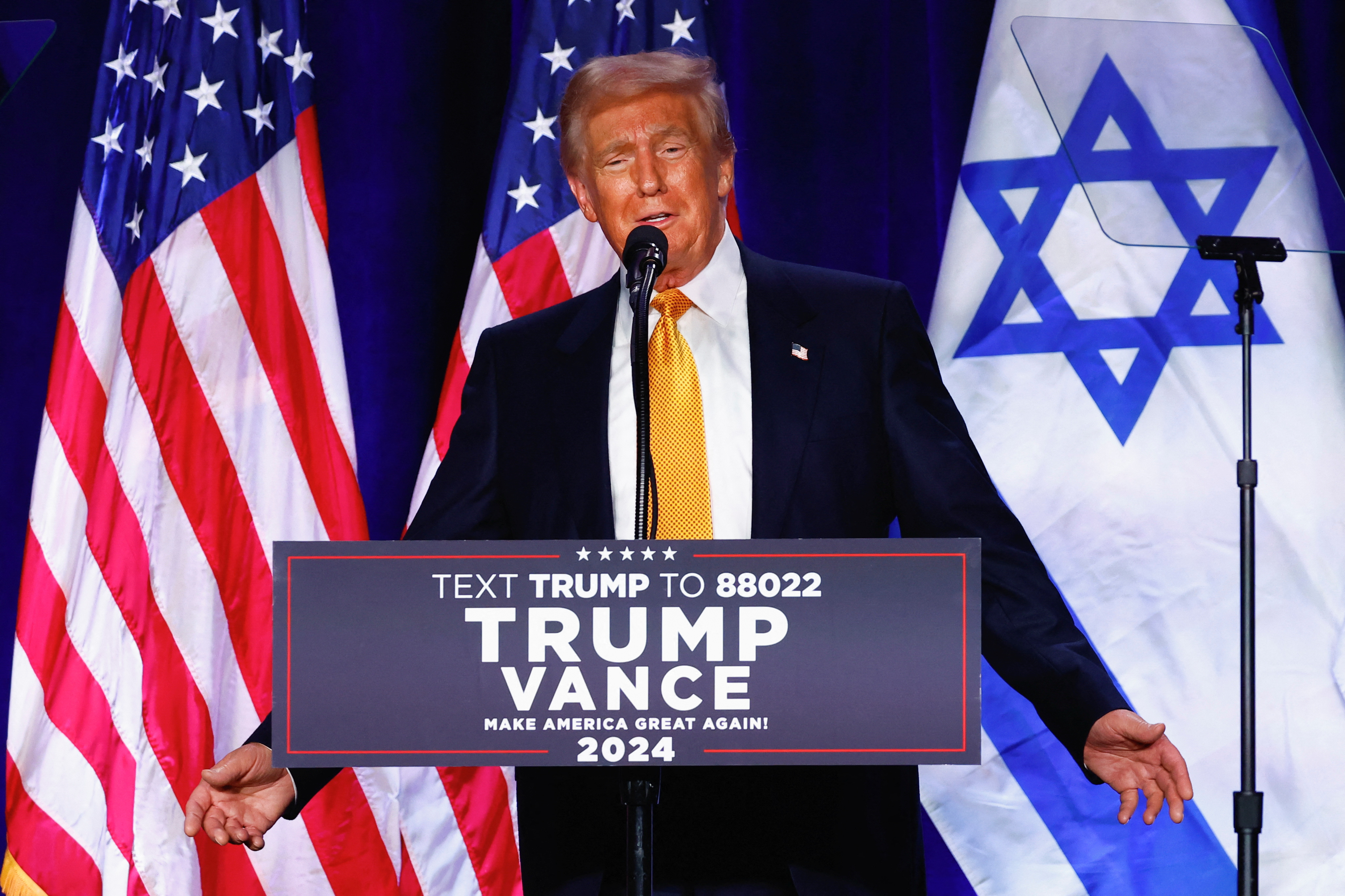 Donald Trump puts pressure on Jewish voters claiming they will be partly to blame if he loses election