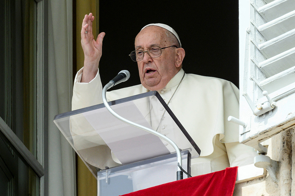 Pope Francis slams world’s ‘shameful inability’ to stop Israel-Hamas war