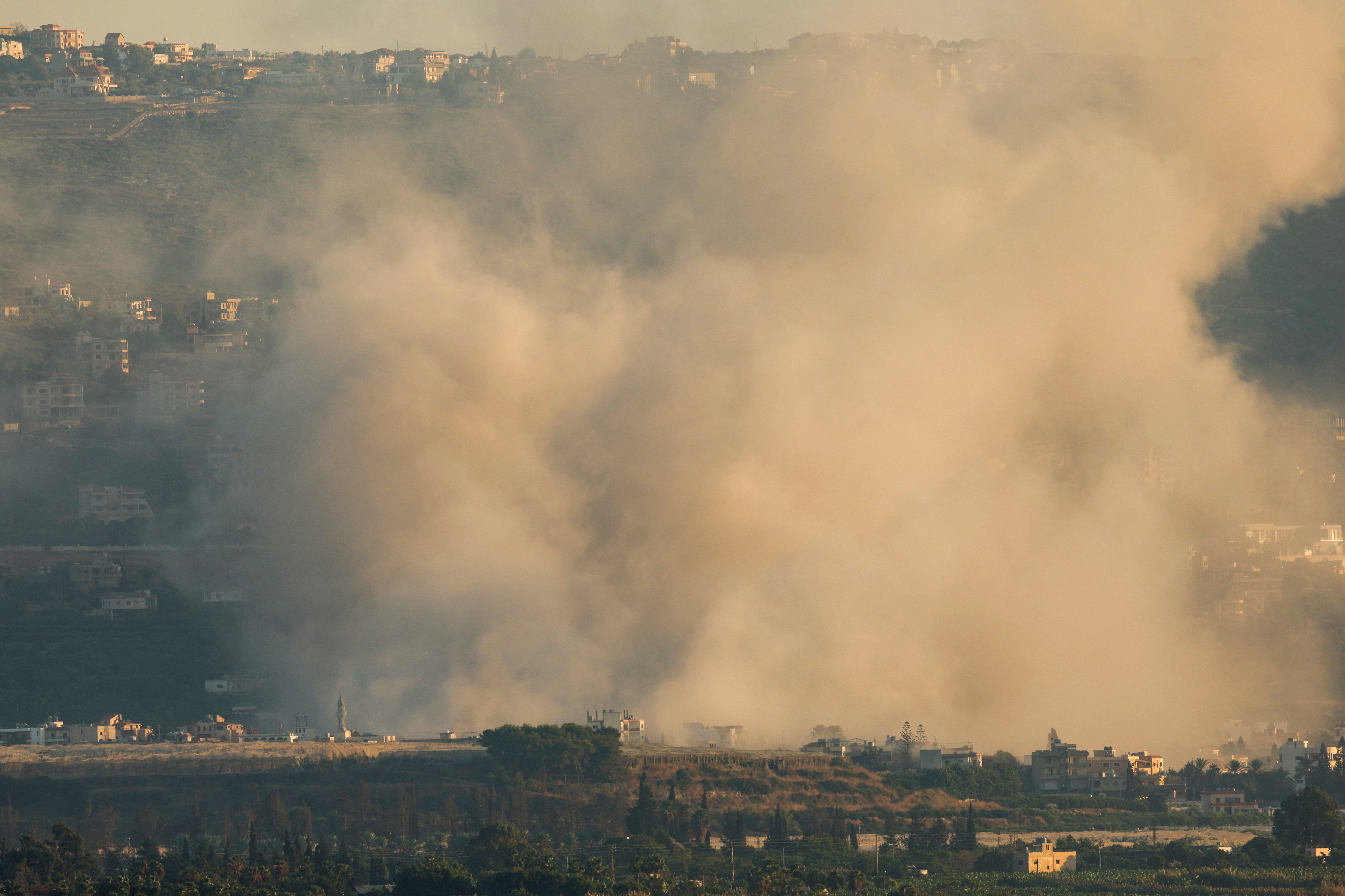 Israel targets Hezbollah intel HQ in Lebanon, Iran says it will not back down