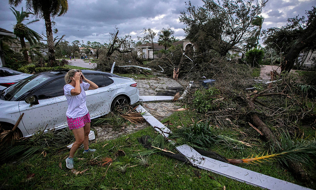 Battered Florida begins long recovery from back-to-back major hurricanes