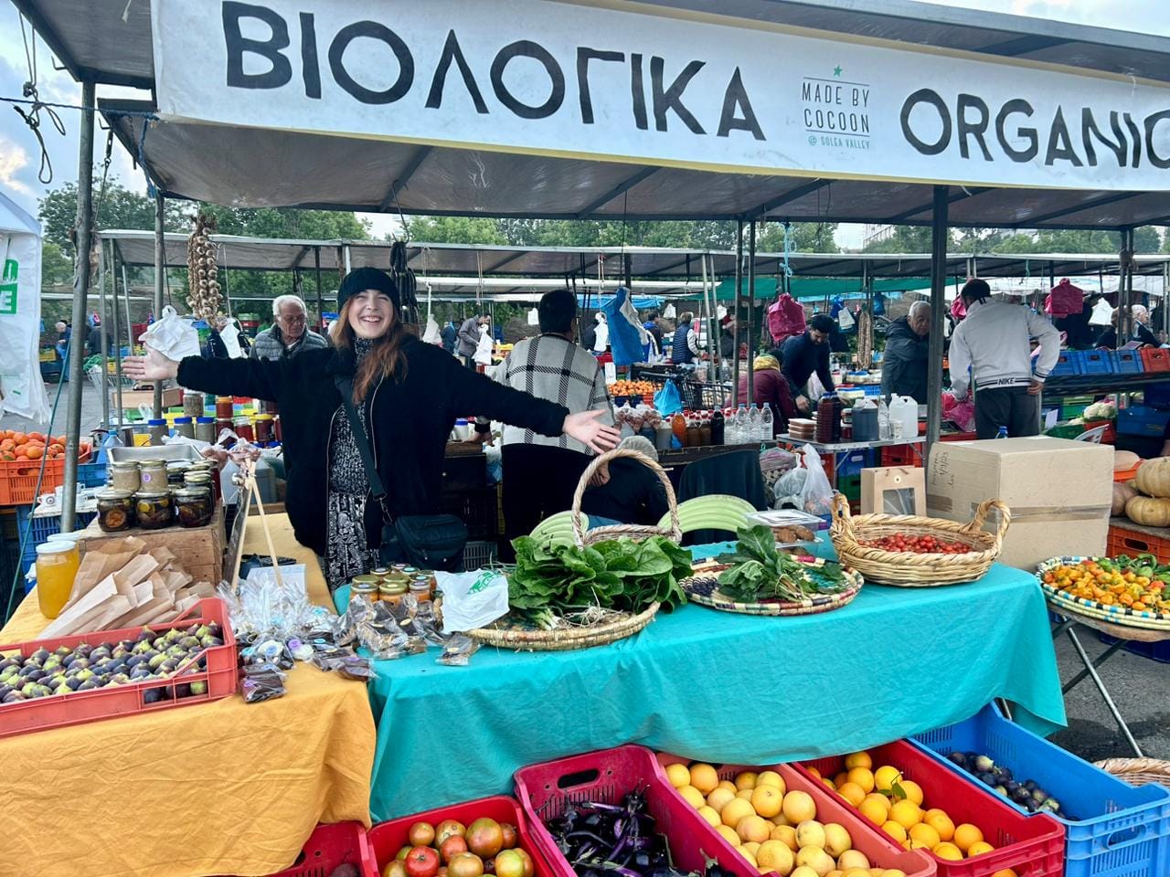 An organic farmer in Cyprus