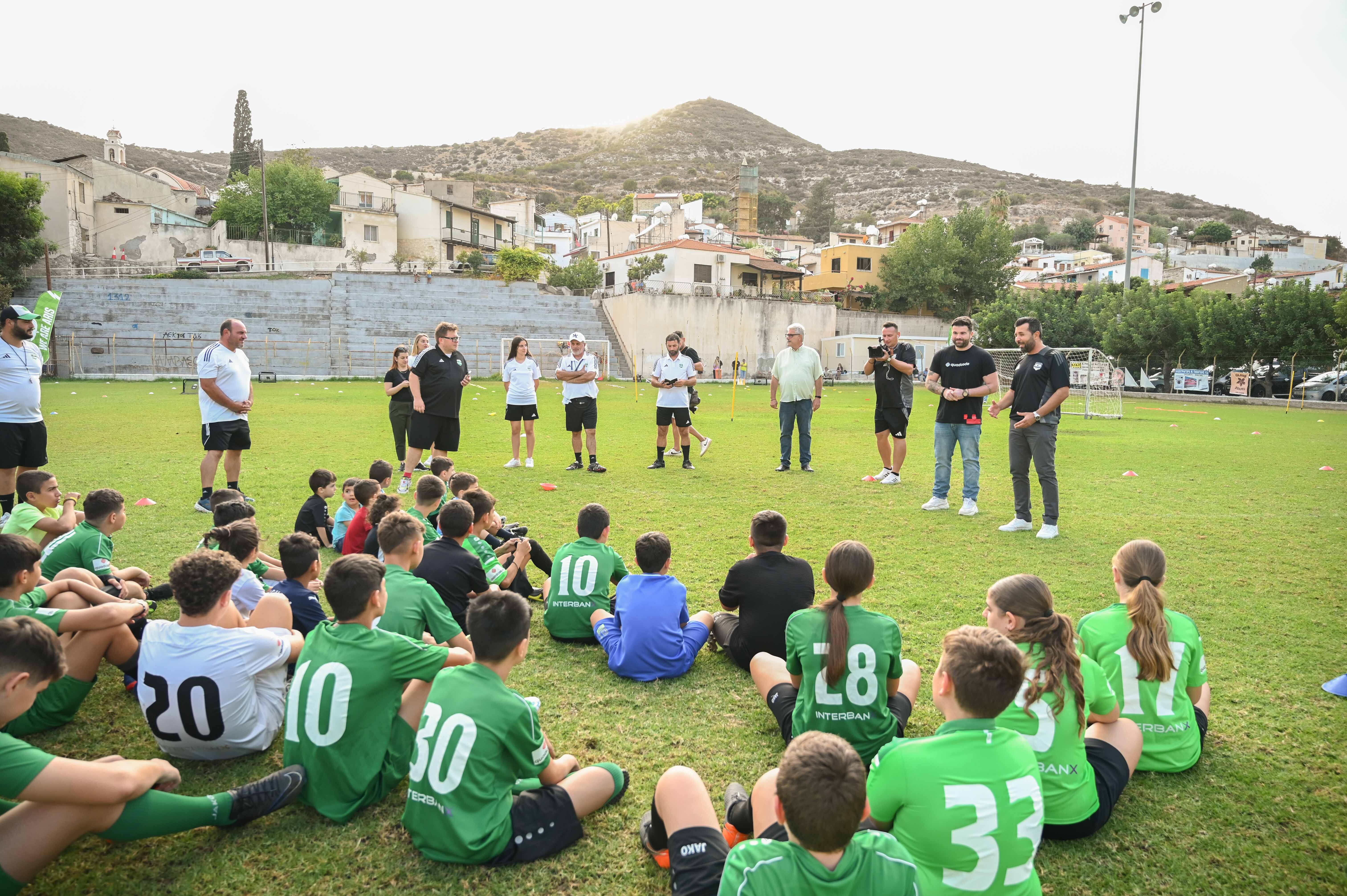 Quadcode Renews Partnership with Aris Limassol FC for Kalavasos Football Academy