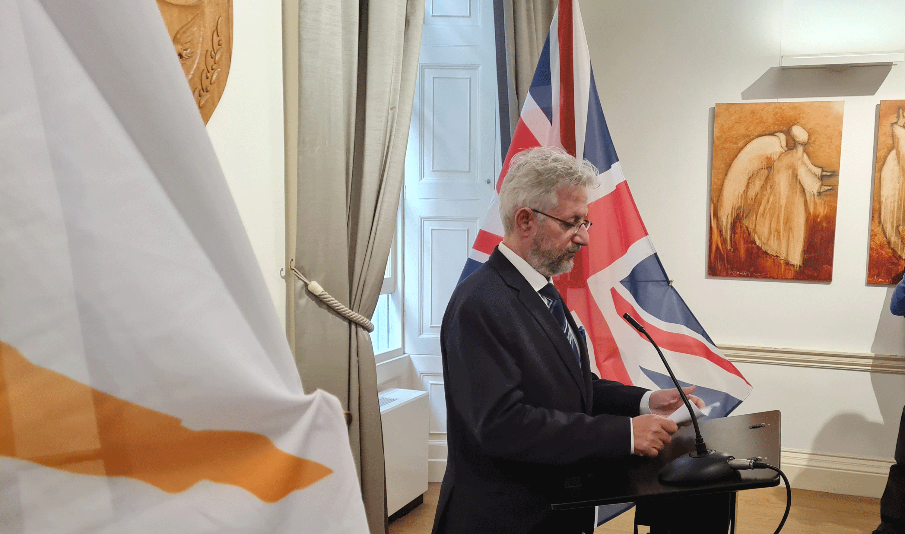 Cyprus counting on UK support, high commissioner says in London