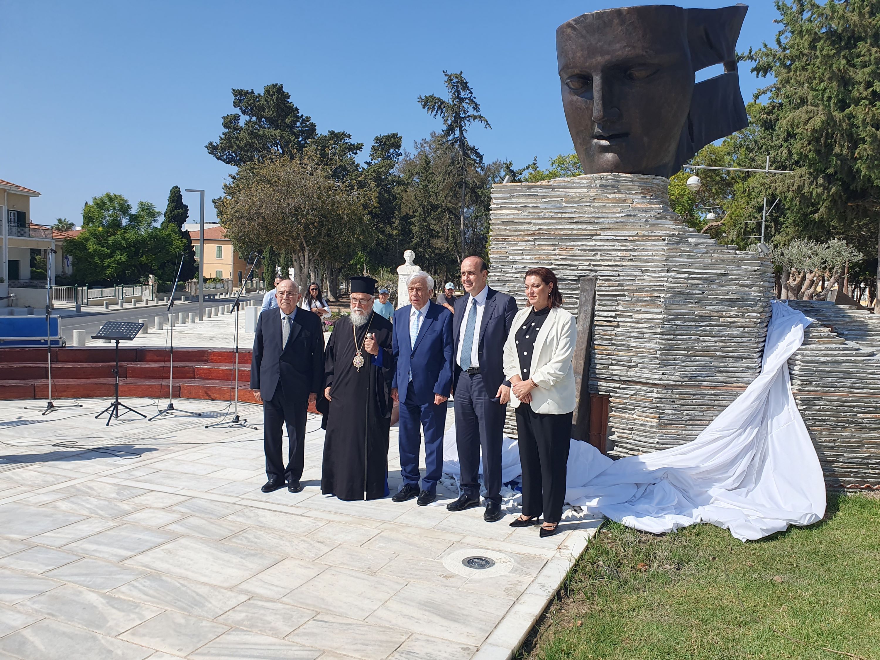 Paphos unveils monument honouring 1821 Greek revolution