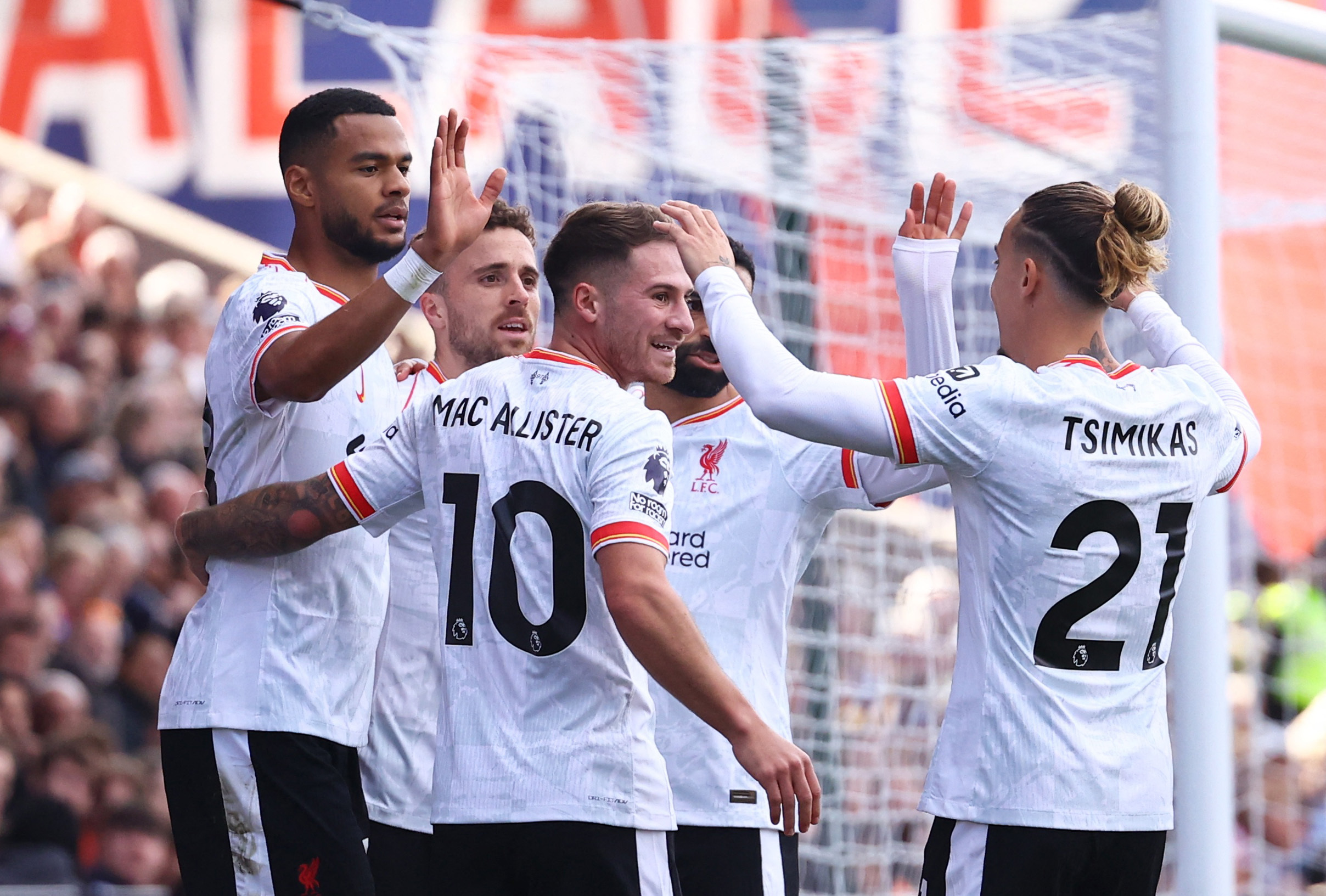 Jota’s early goal gives Liverpool 1-0 win at Crystal Palace