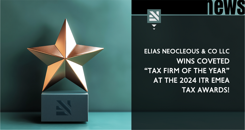 Elias Neocleous & Co LLC wins ‘Tax Firm of the Year’ at 2024 ITR EMEA Awards