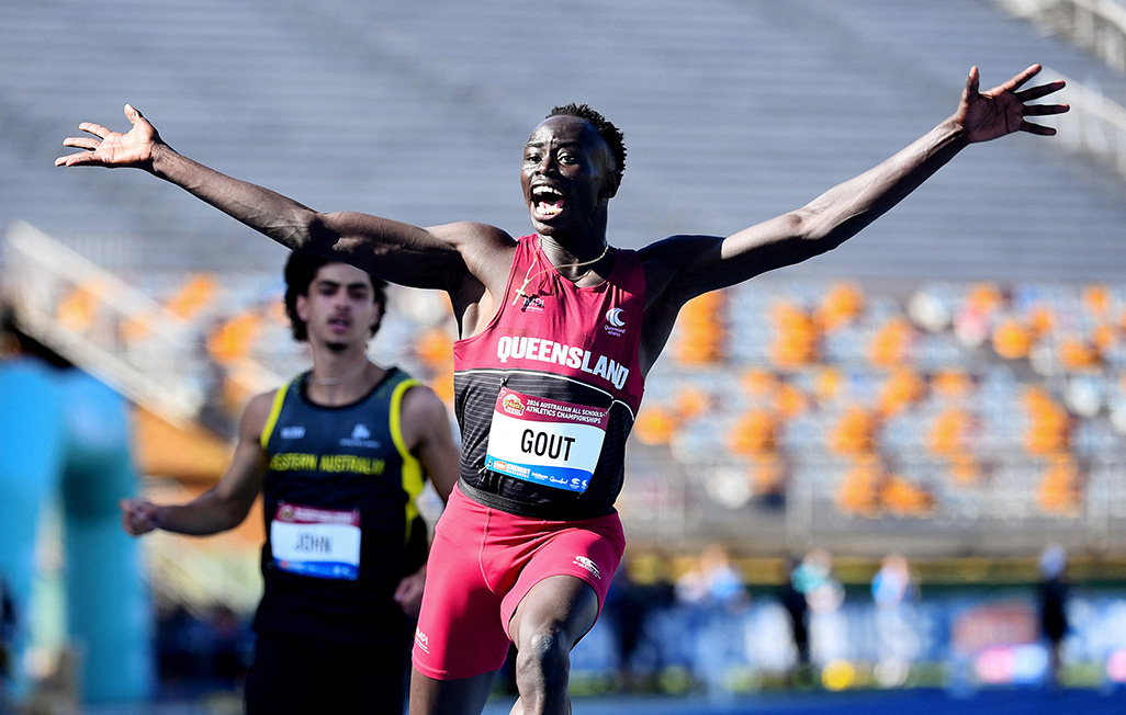 Schoolboy Gout betters 56-year-old Australian 200m record