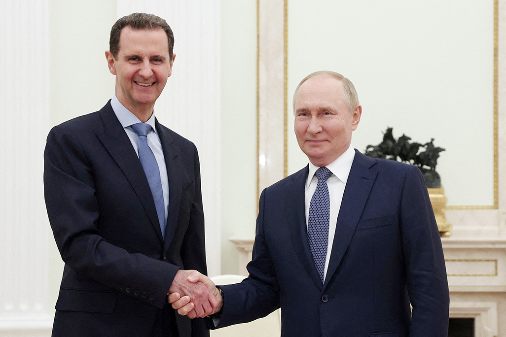 image Assad says he left Syria on December 8 for Moscow
