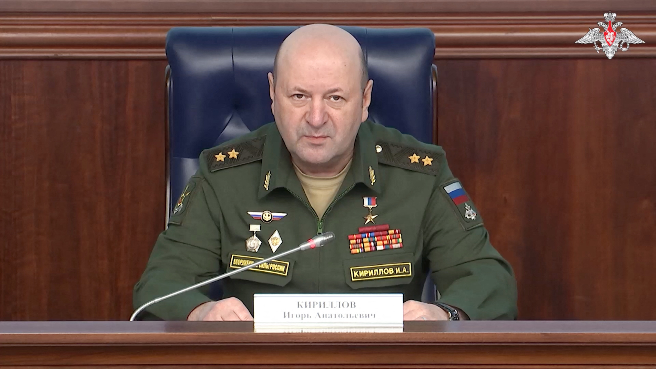 image Russia says it detains suspect over the murder of top general in Moscow