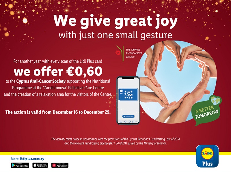 image Lidl once again supporting Cyprus Anti-Cancer Society this Christmas