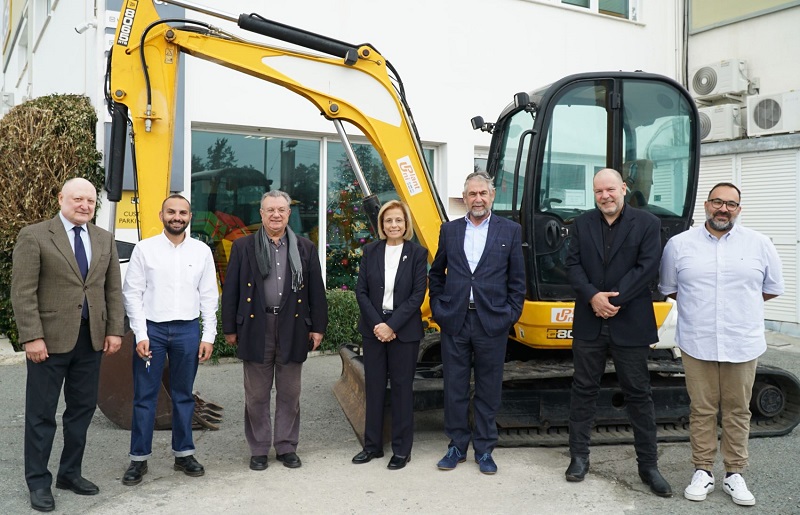 Stelios Philanthropic Foundation donates excavating equipment to CMP