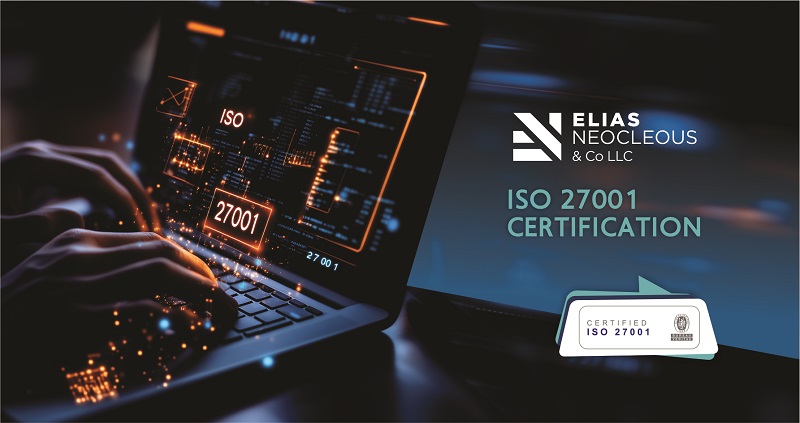 Elias Neocleous Co LLC: ISO 27001 certification for top information security