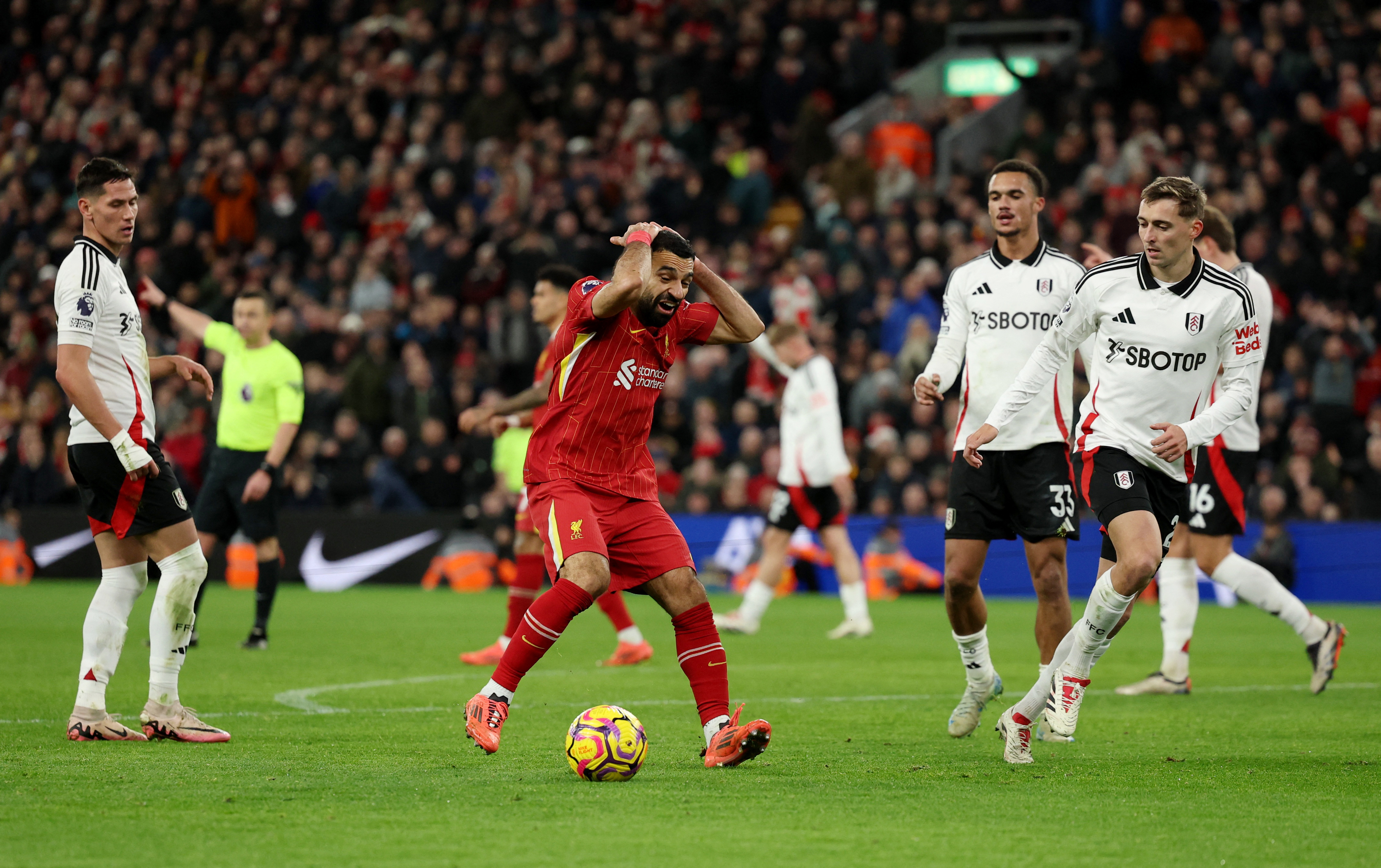 Late Jota goal salvages draw for Liverpool against Fulham