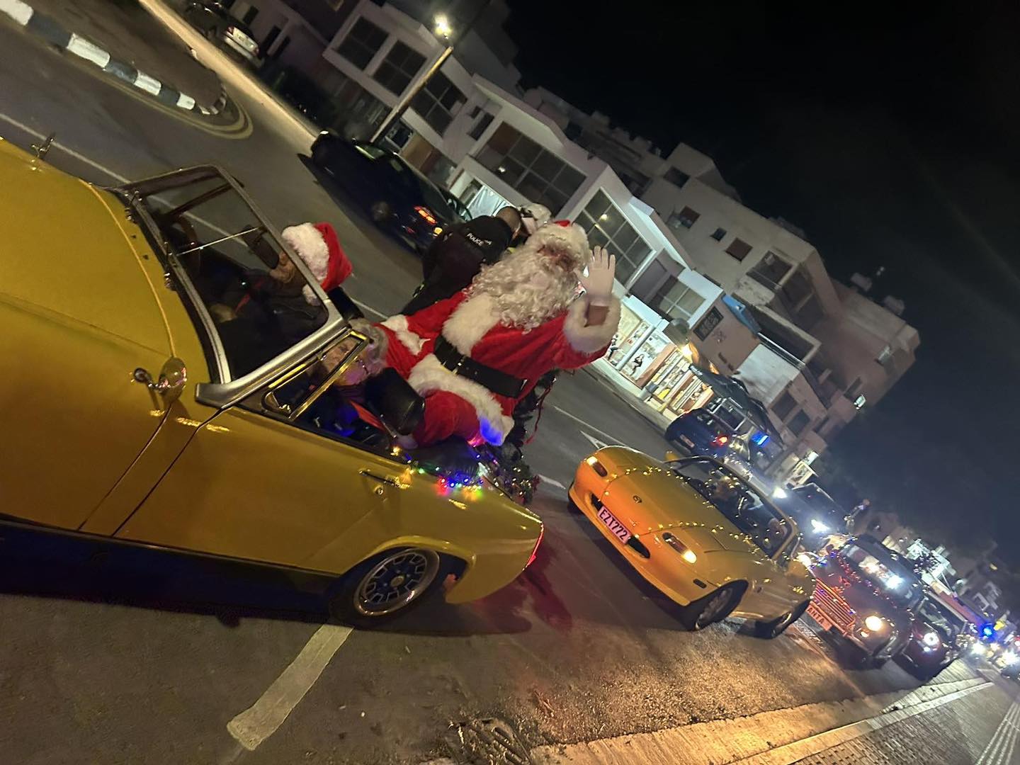 image Paphos hosts Christmas classic car parade