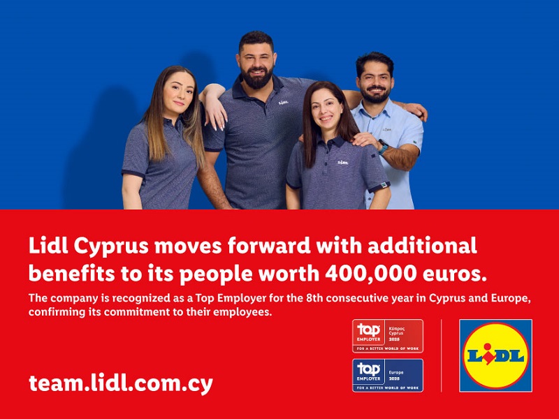 Lidl Cyprus staff to receive additional benefits, worth €400K