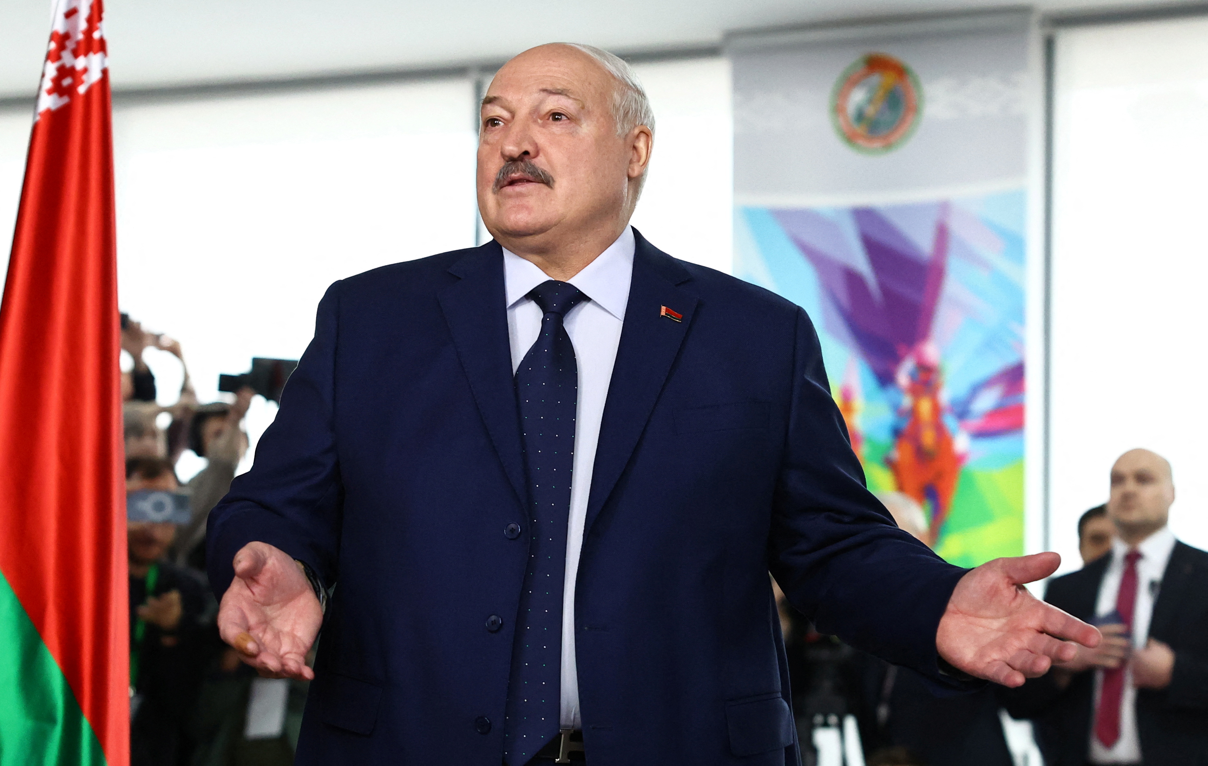 Lukashenko declared winner in Belarus election with 87% of vote, West says it was a sham