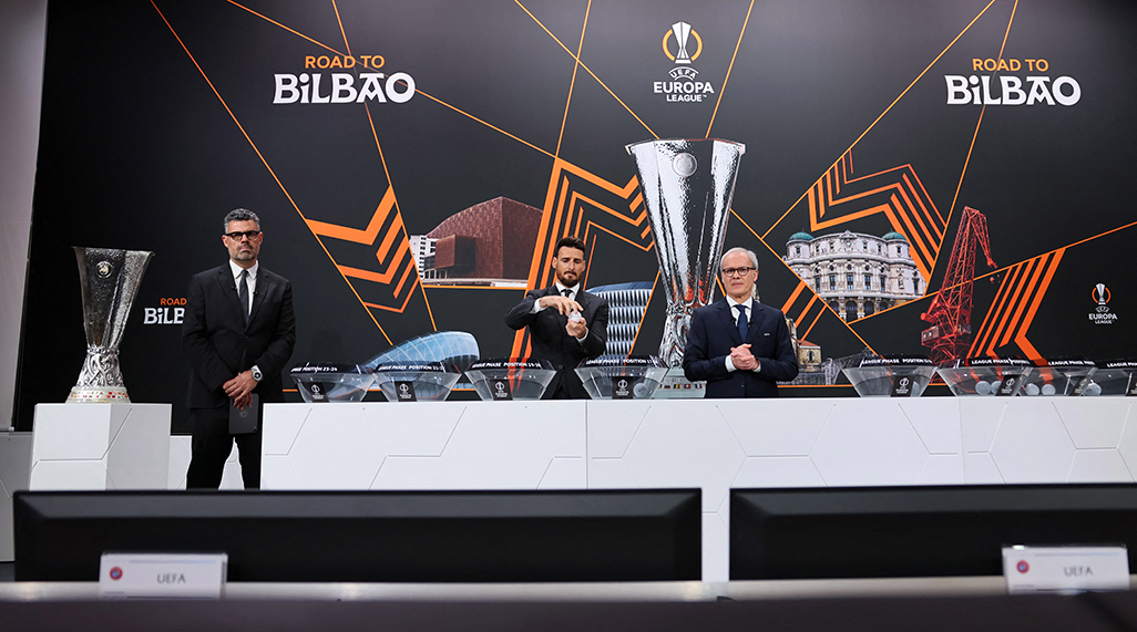 Europa League knockout phase playoff draw