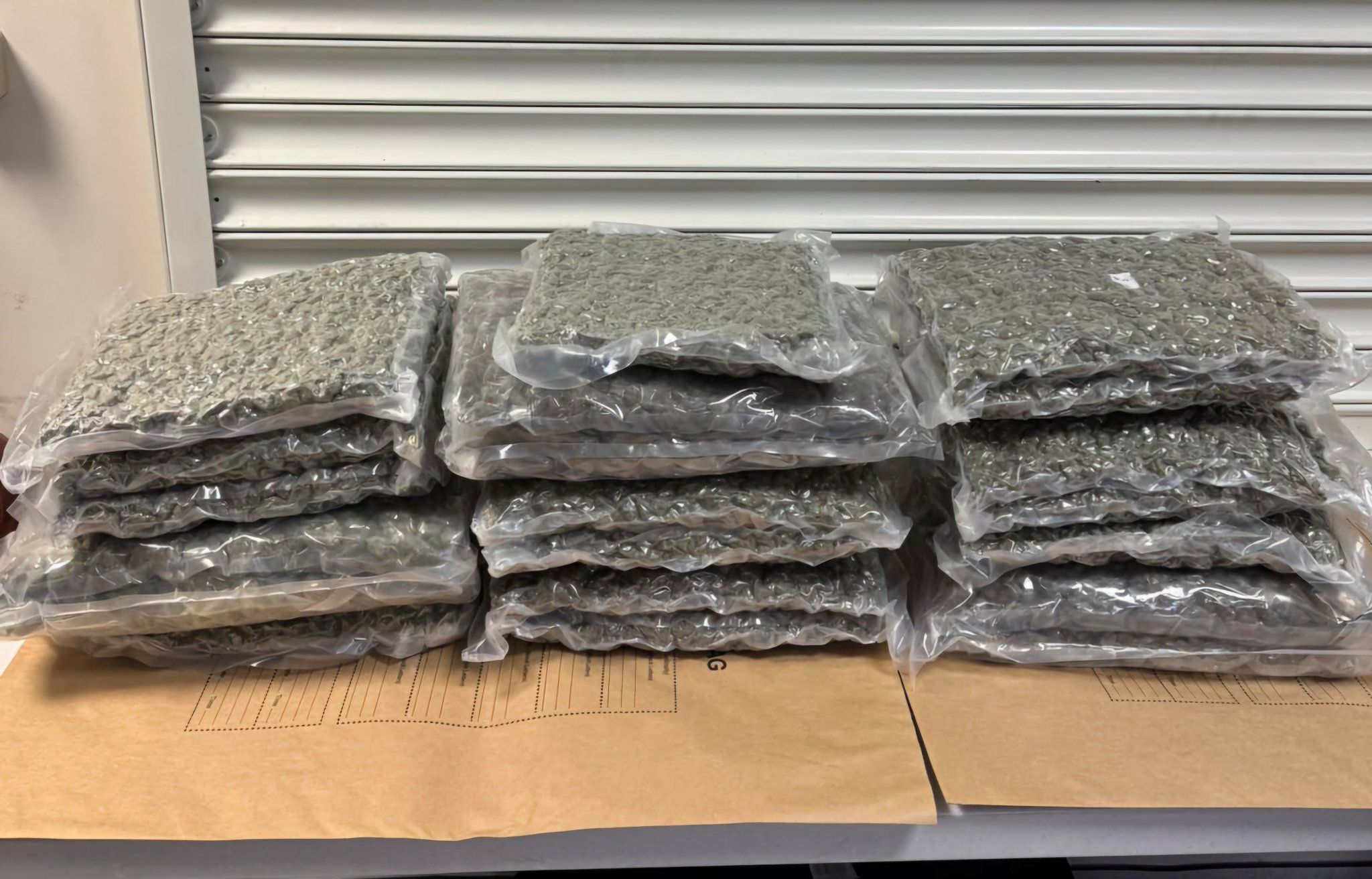 Arrest after 22kg cannabis found at airport