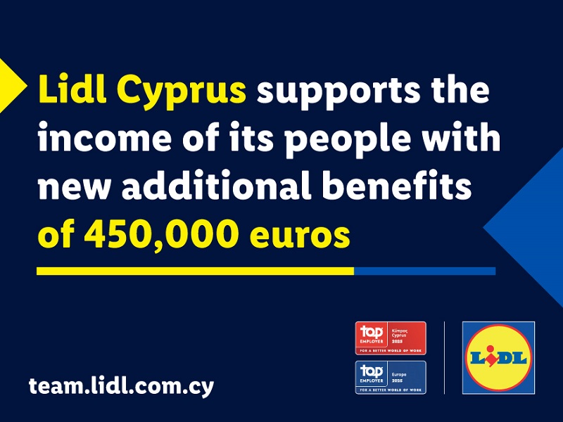 Lidl Cyprus staff to get new €450K income boost, higher minimum wage