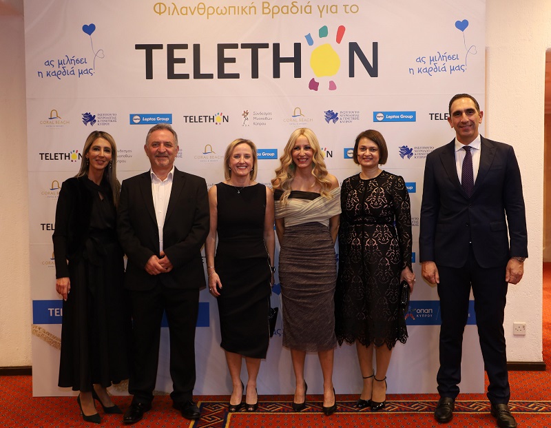 TELETHON’s charity gala dinner in Paphos a radiant night of giving