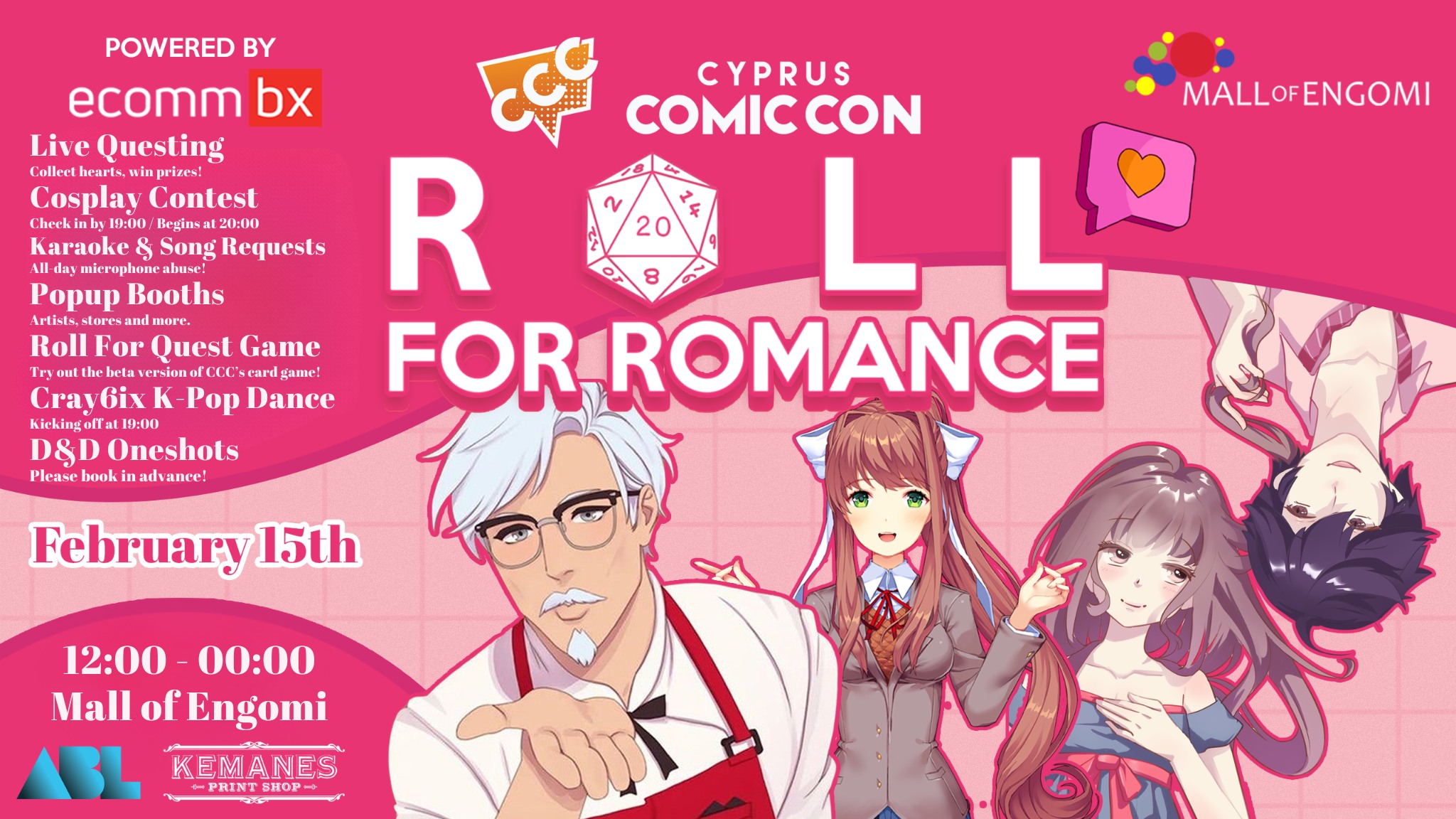 Roll for Romance 2025: Cyprus Comic Con take on Valentine’s Day