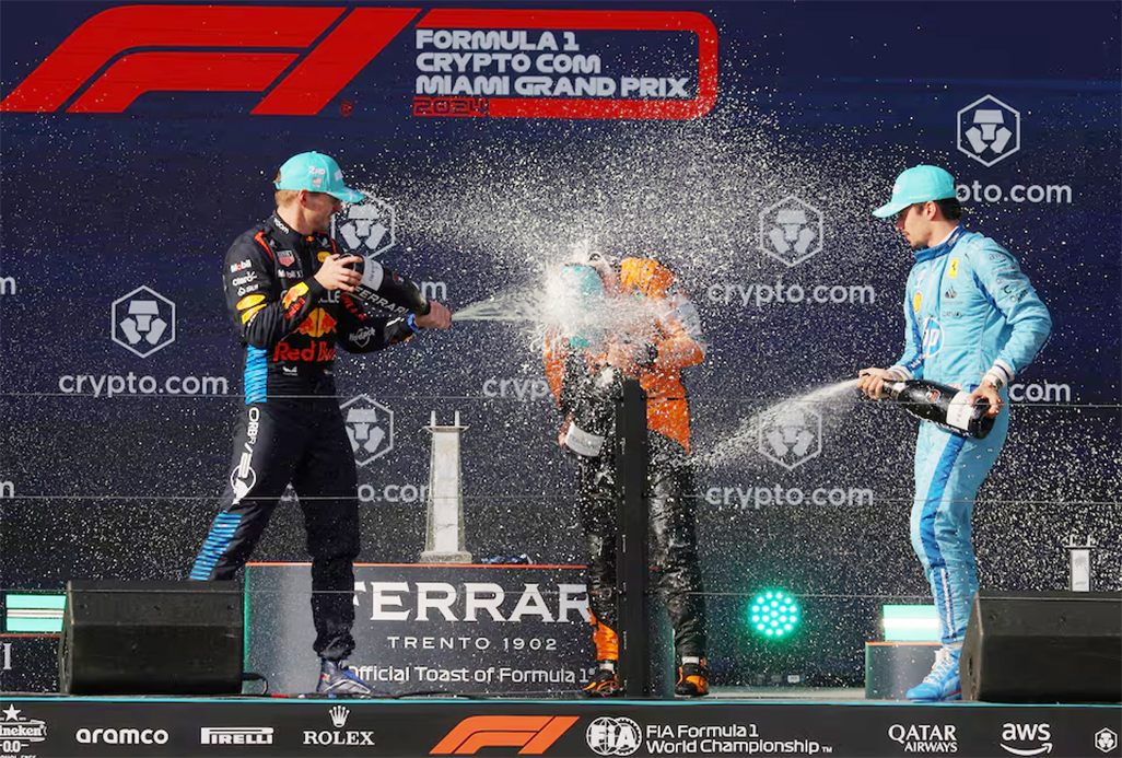 Moet Chandon puts champagne back on the F1 podium