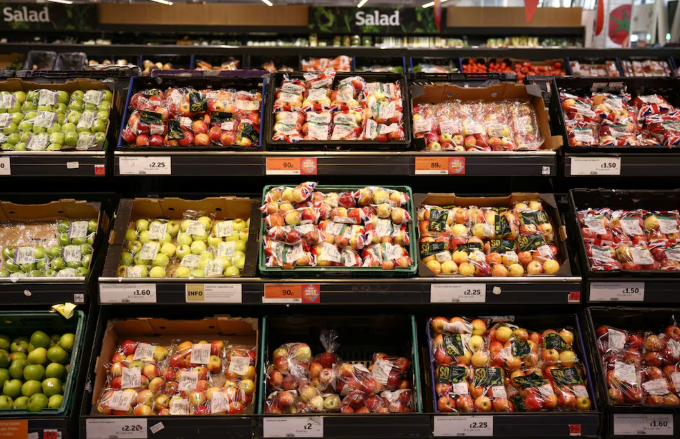 UK grocery inflation slows in January