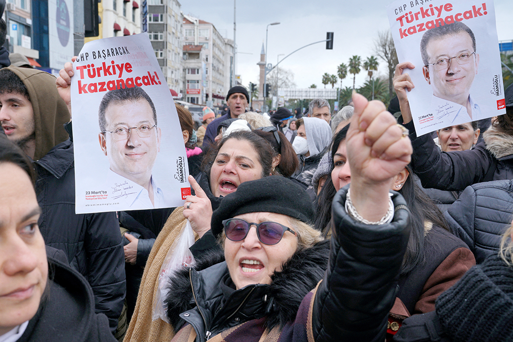 Protesters say Istanbul mayor detention is a blow to democracy