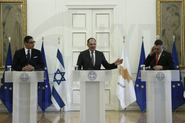 Interconnectivity and US a priority per Cyprus, Greek and Israeli FMs