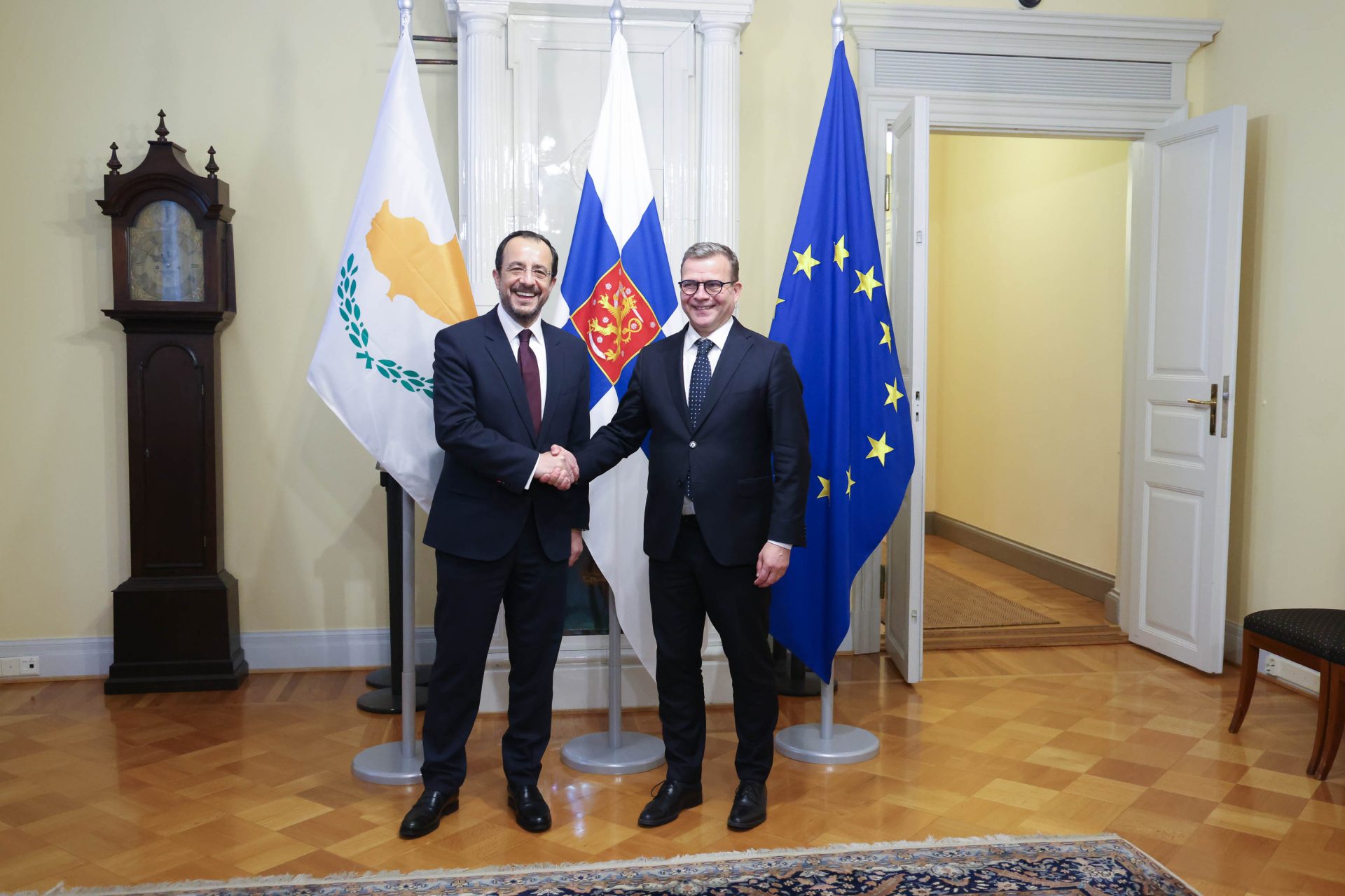 cover Christodoulides, Finnish PM discuss EU budget and migration ahead of 2026 presidency