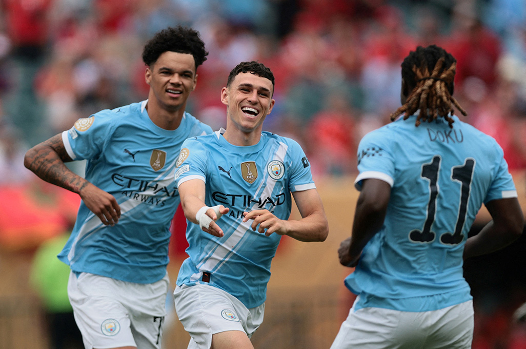Foden and Doku power second-string Man City past Wydad