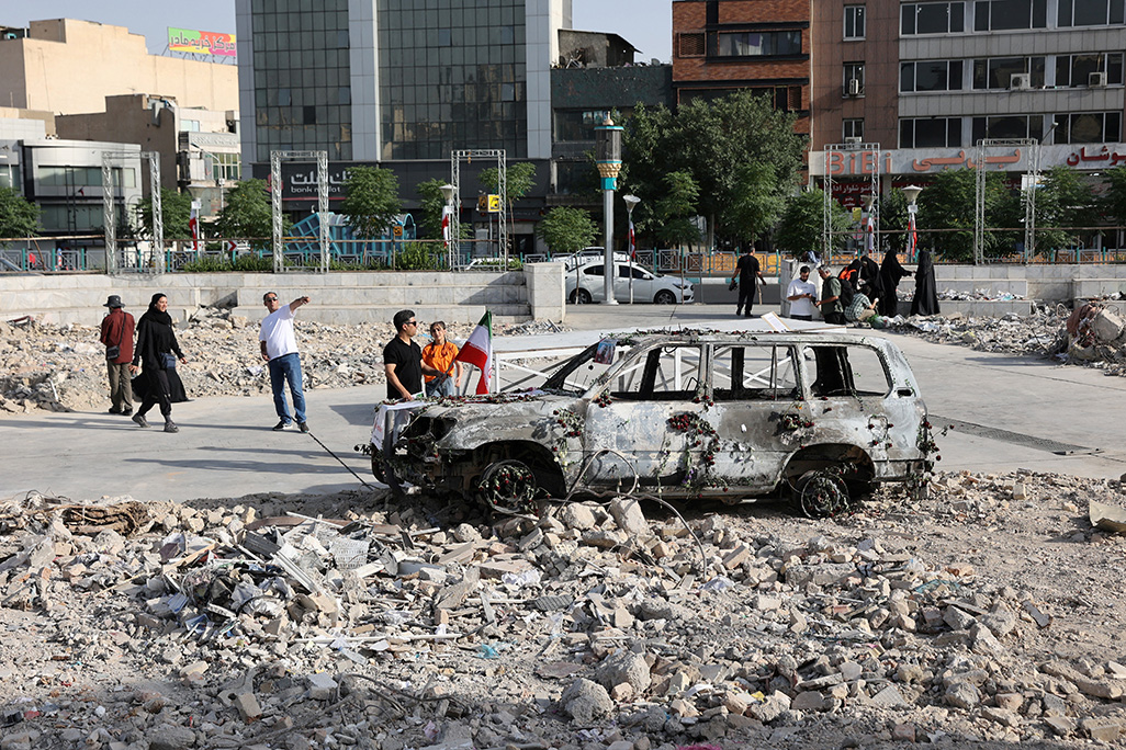 cover Explosions ring out in Tehran despite Trump&#8217;s order to Israel to stop strikes