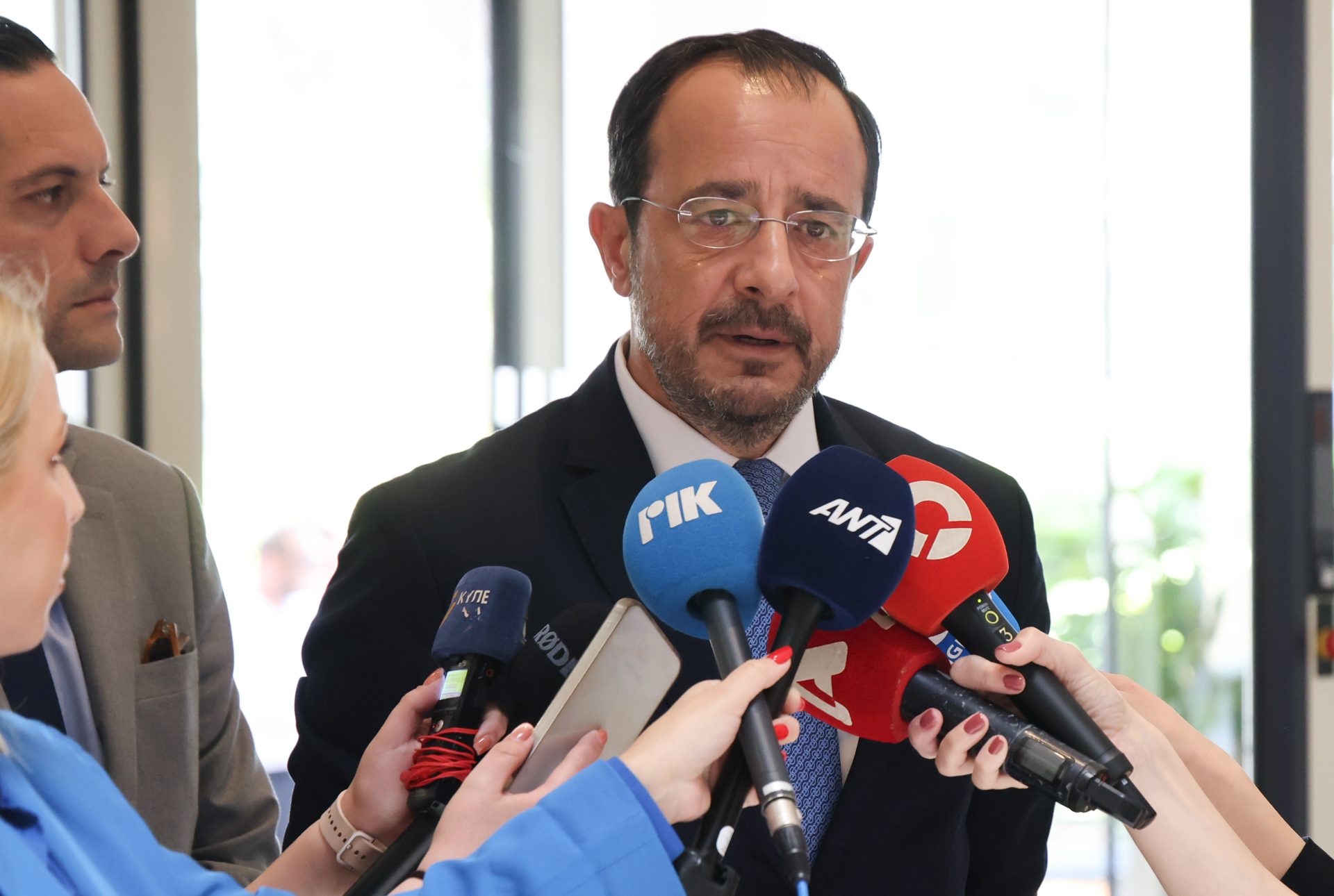 Christodoulides, president, media, journalists, journalism
