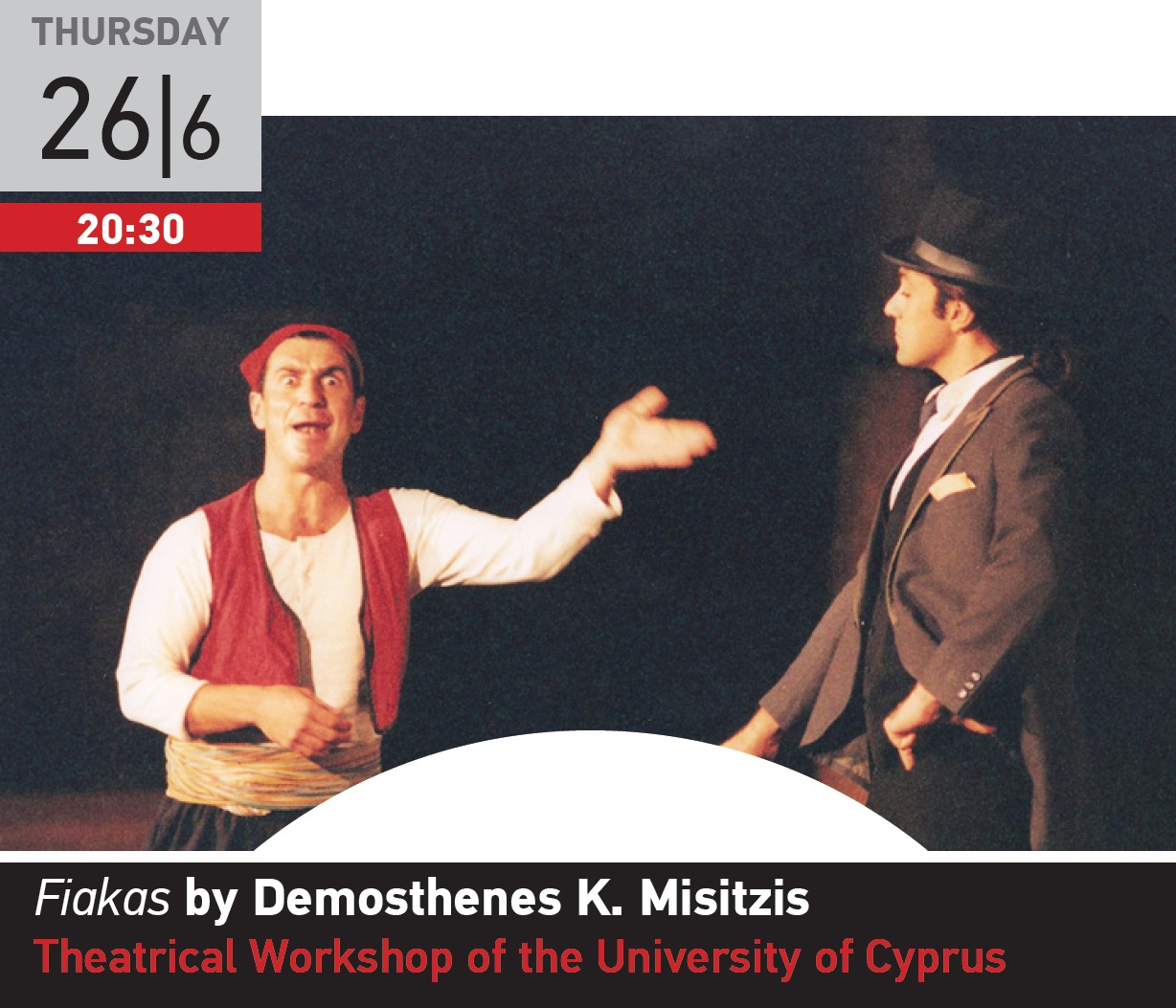 Thepak revives the play Fiakas after 26 years for UCy festival