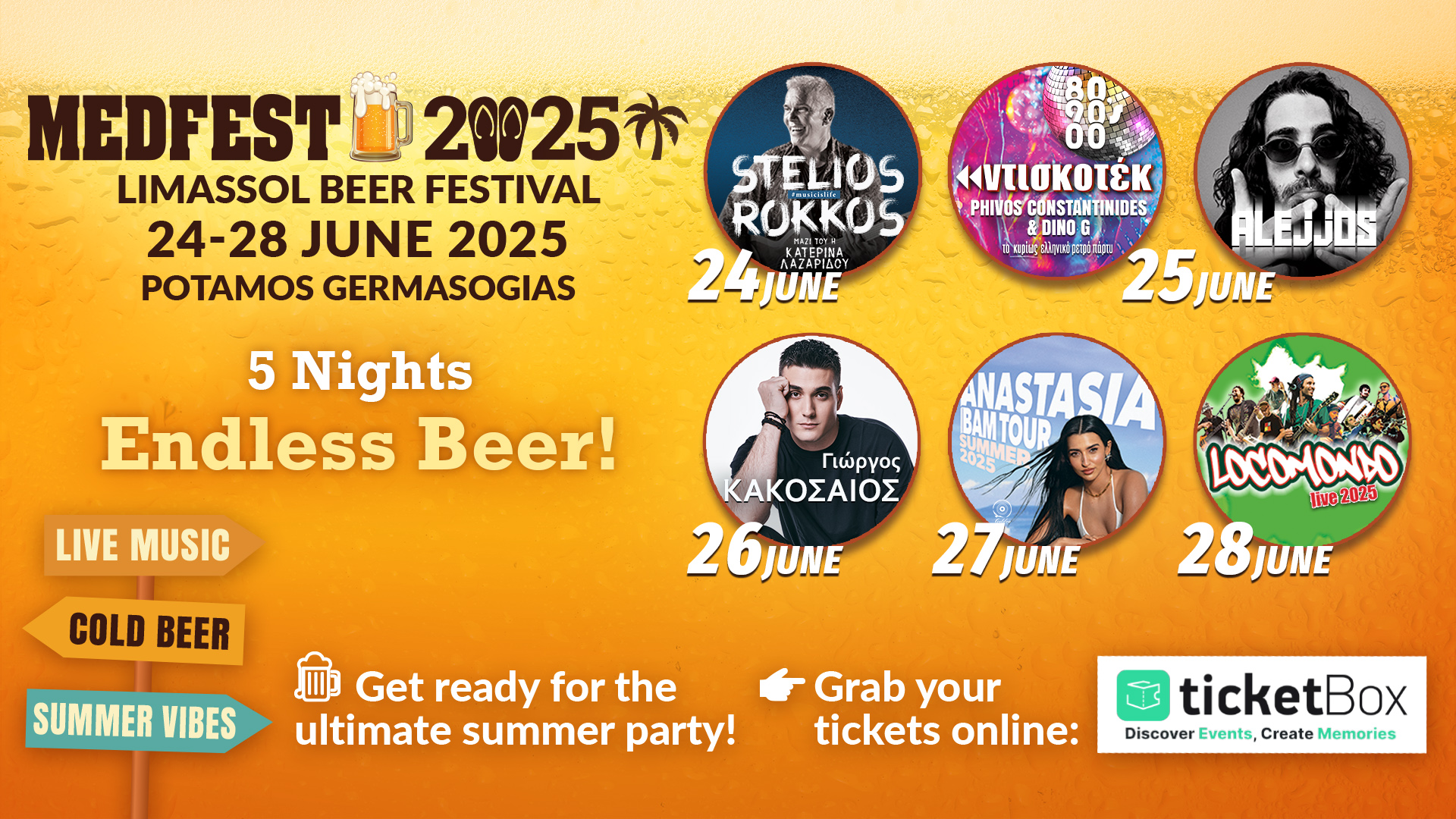 Find beer, live music and street food at Medfest