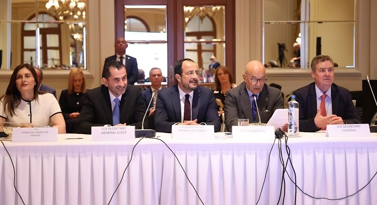 image President hails Cyprus’ maritime growth, invites ICS to Cyprus for 2026