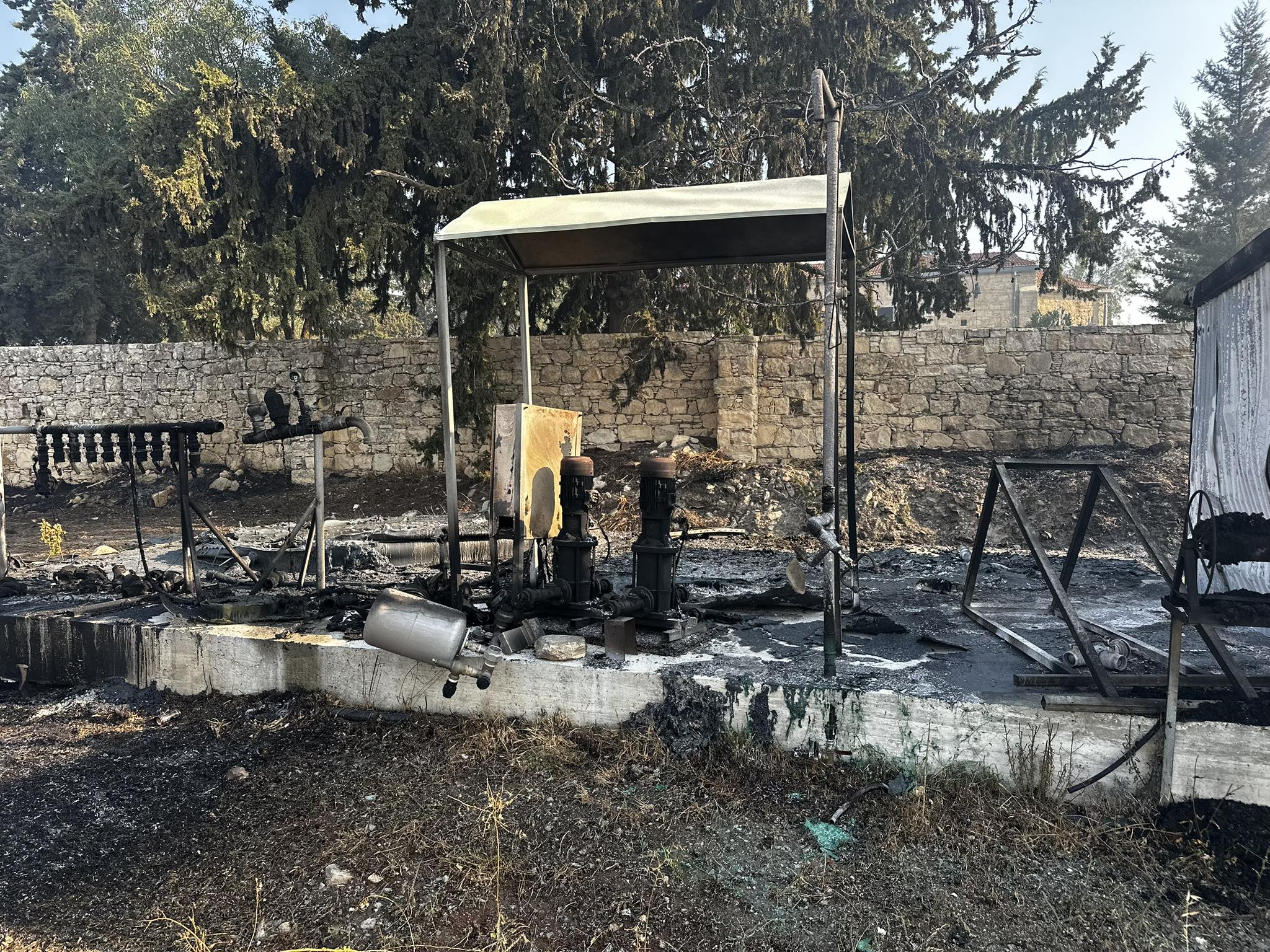 fire, Limassol, blaze, wildfire, firefighters, firefighter