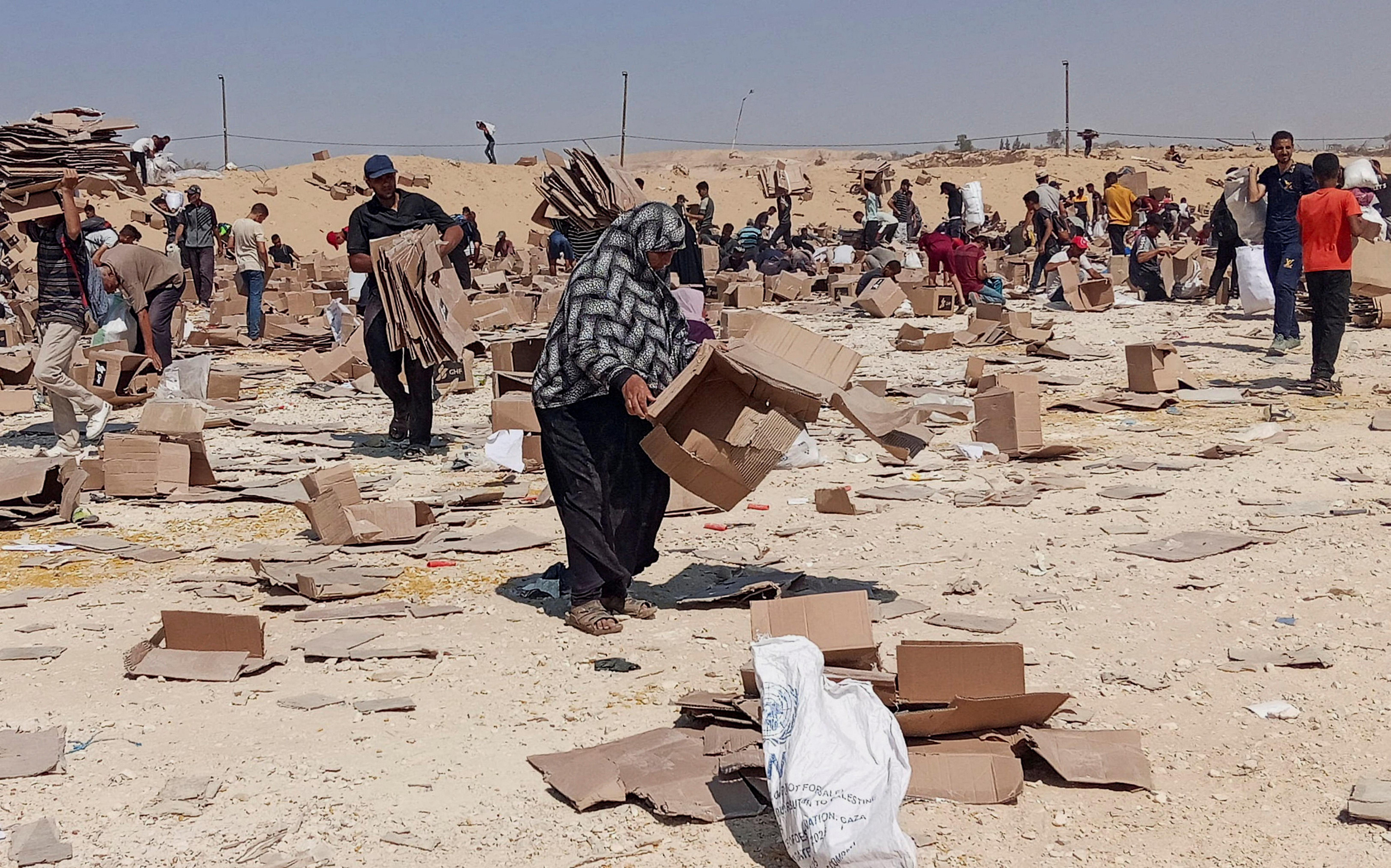 Crush at Gaza aid site kills at least 20, GHF blames armed agitators