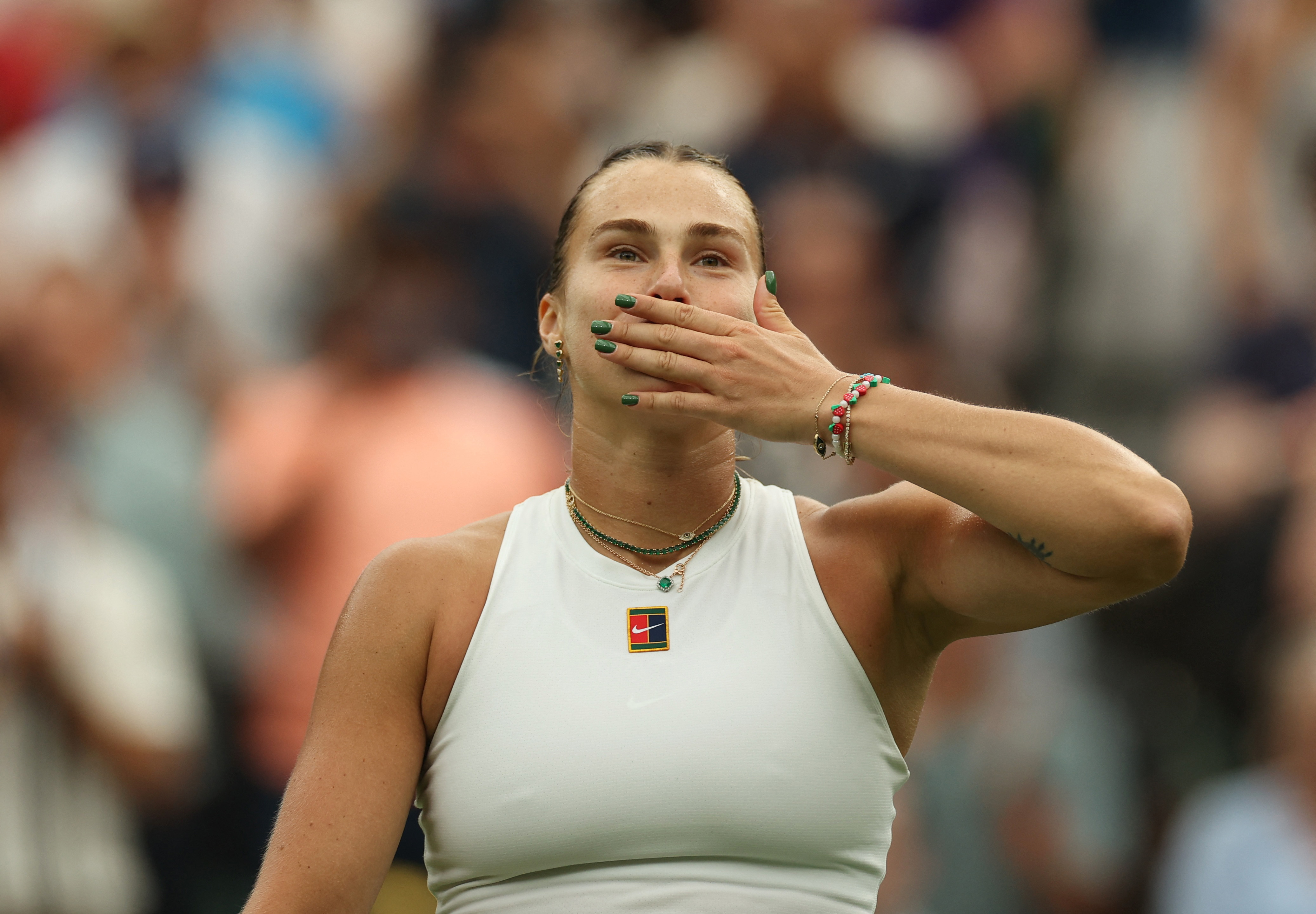 image Sabalenka stands tall, Norrie survives to reach Wimbledon quarter-finals