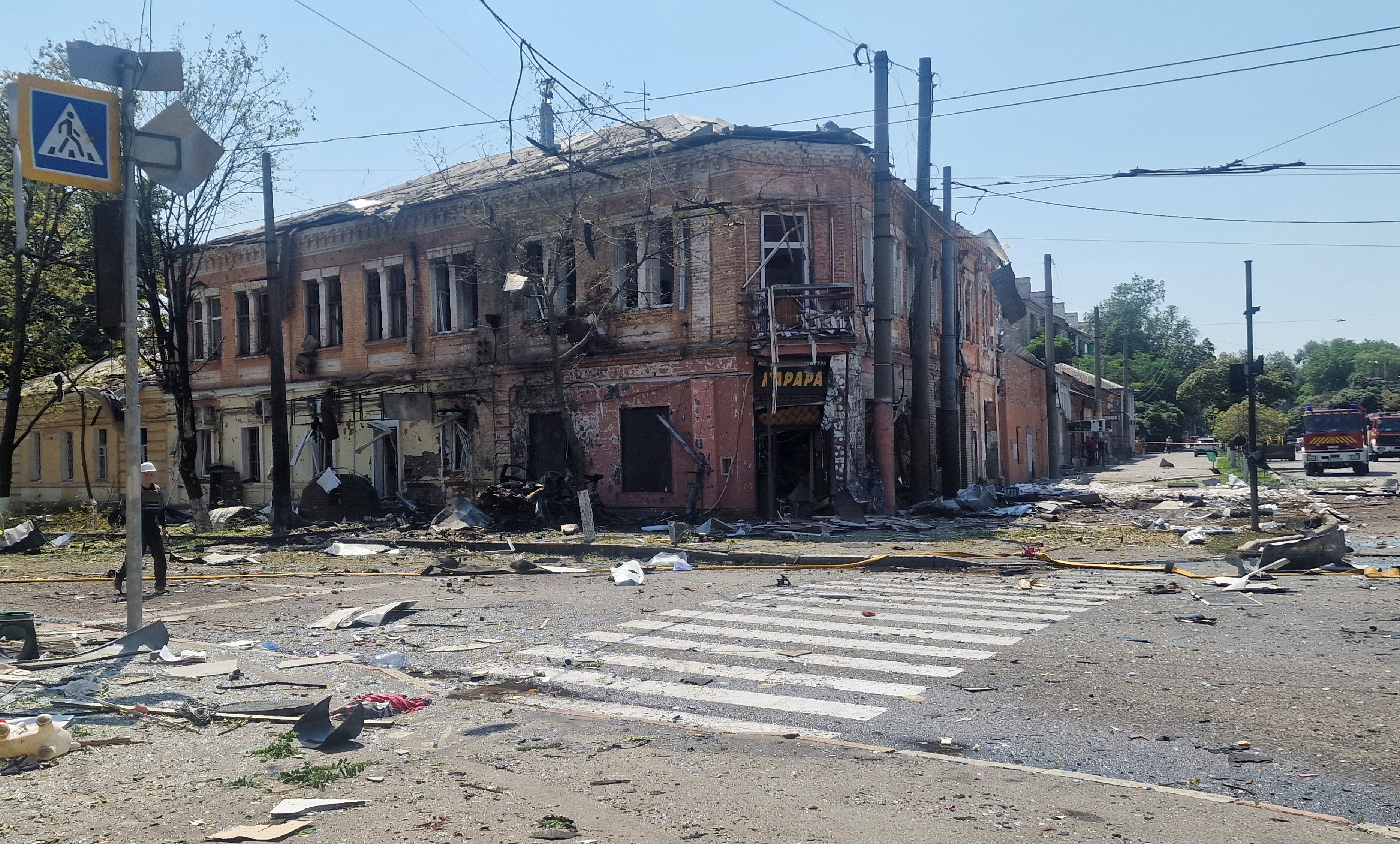 Dozens wounded in Russian drone attacks on Kharkiv