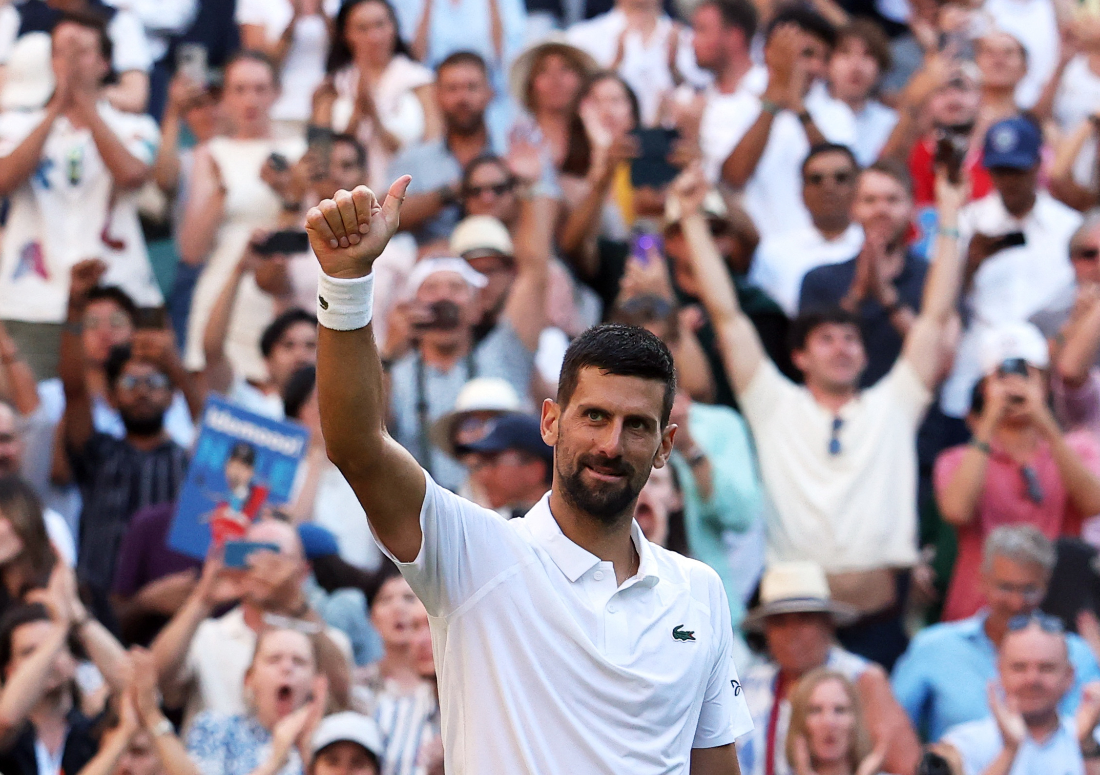 cover Djokovic sets up Sinner showdown, Swiatek reaches first Wimbledon semi-final