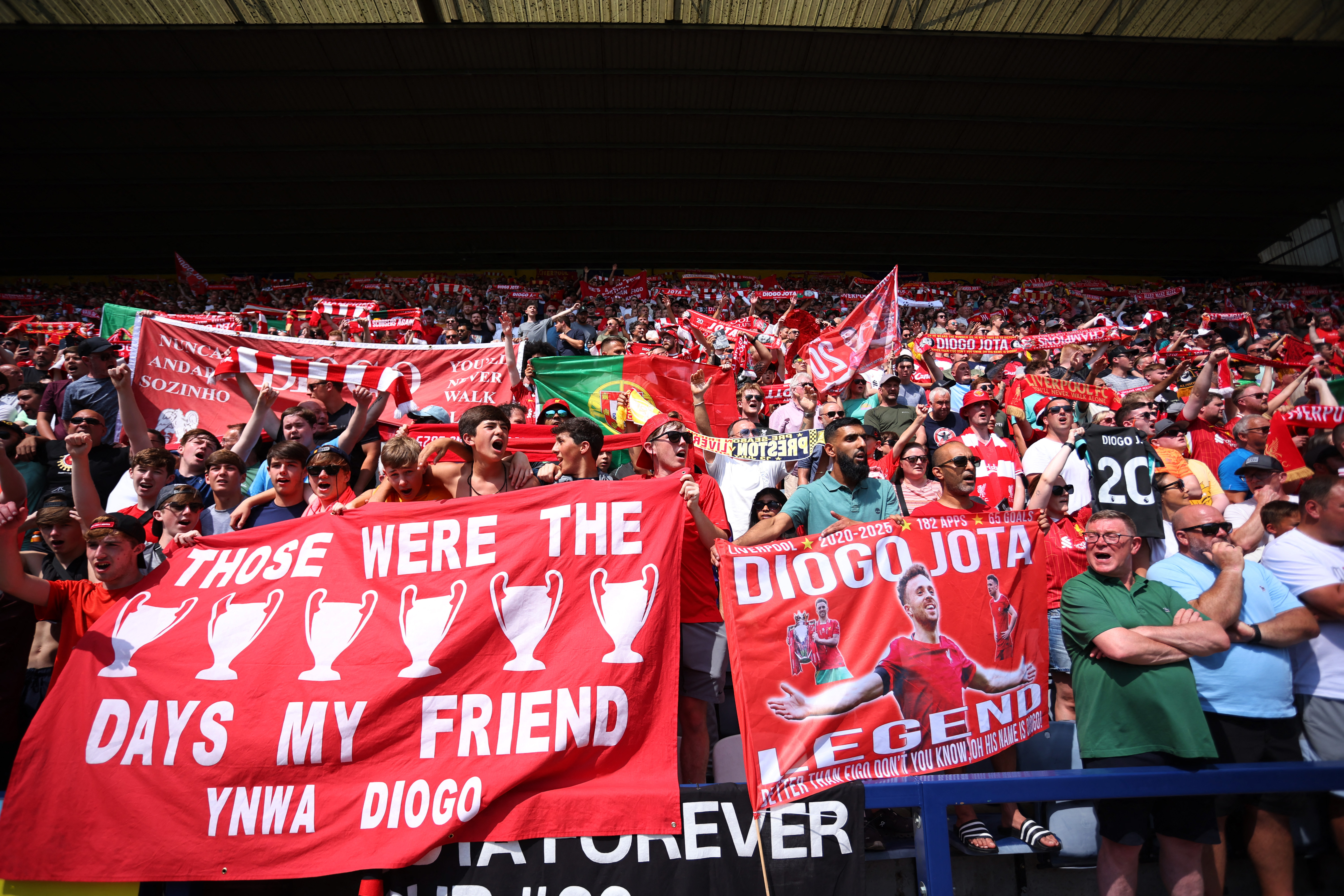 Liverpool boss Slot makes heartfelt tribute to Jota ahead of pre-season match